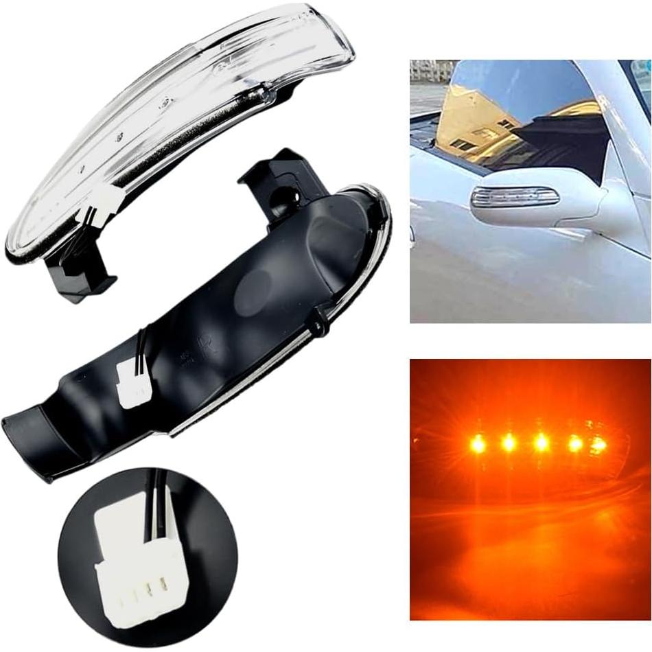 Luz de señal de giro LED ámbar RAGBUSCLE para Mercedes 2003-2008