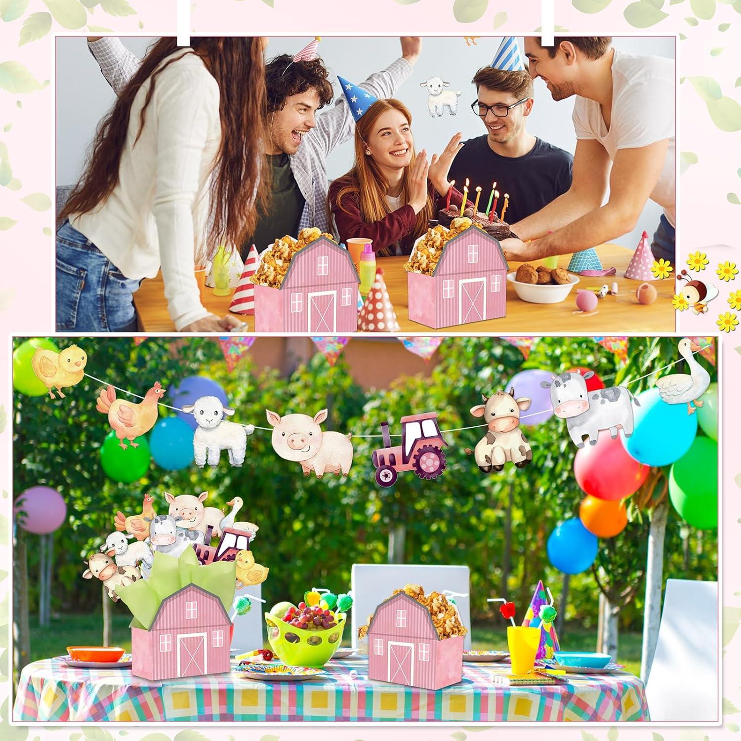 Centros de Mesa Animales de Granja 122 Pcs Seenelling