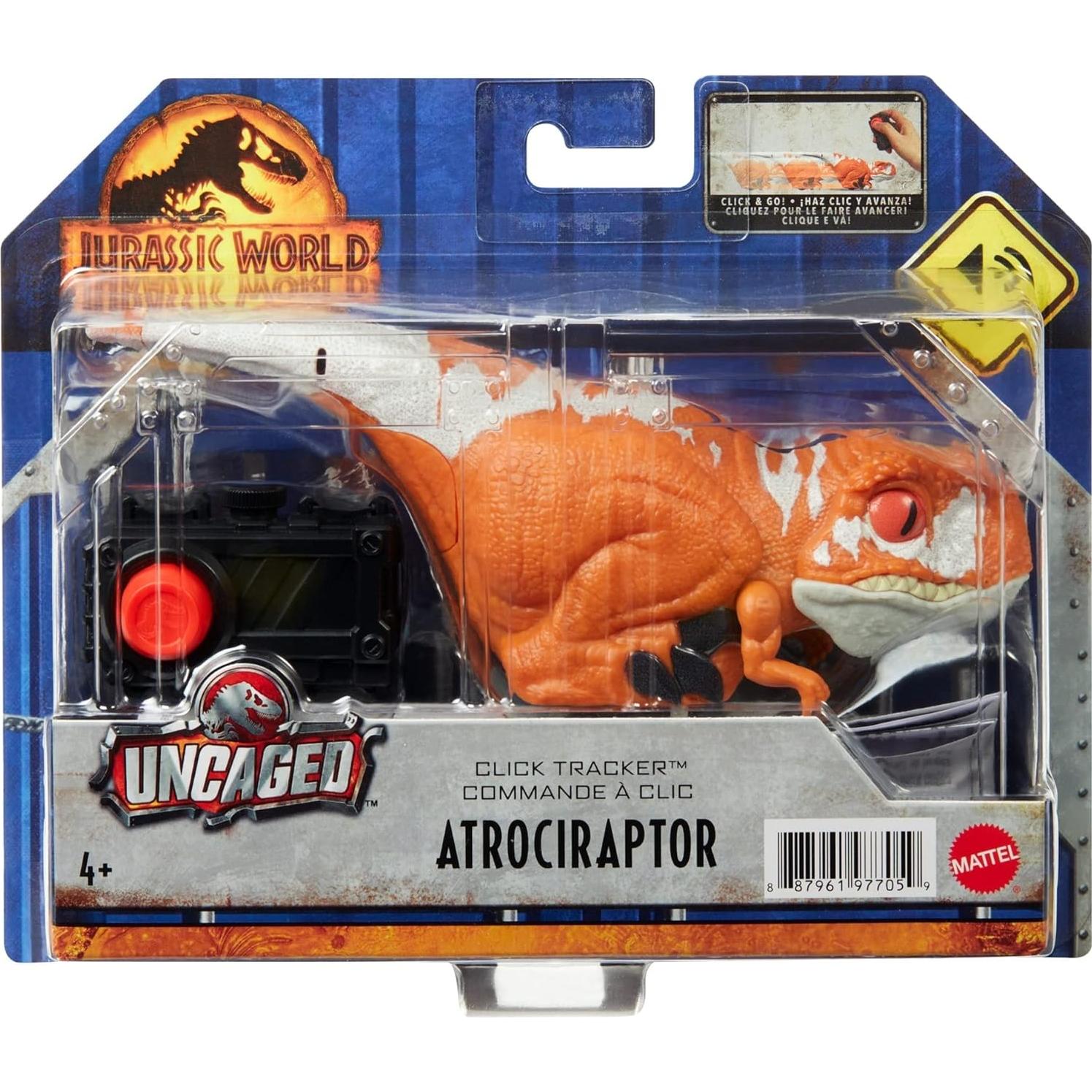Juguete Dinosaurio Mattel Atrociraptor Rojo Interactivo