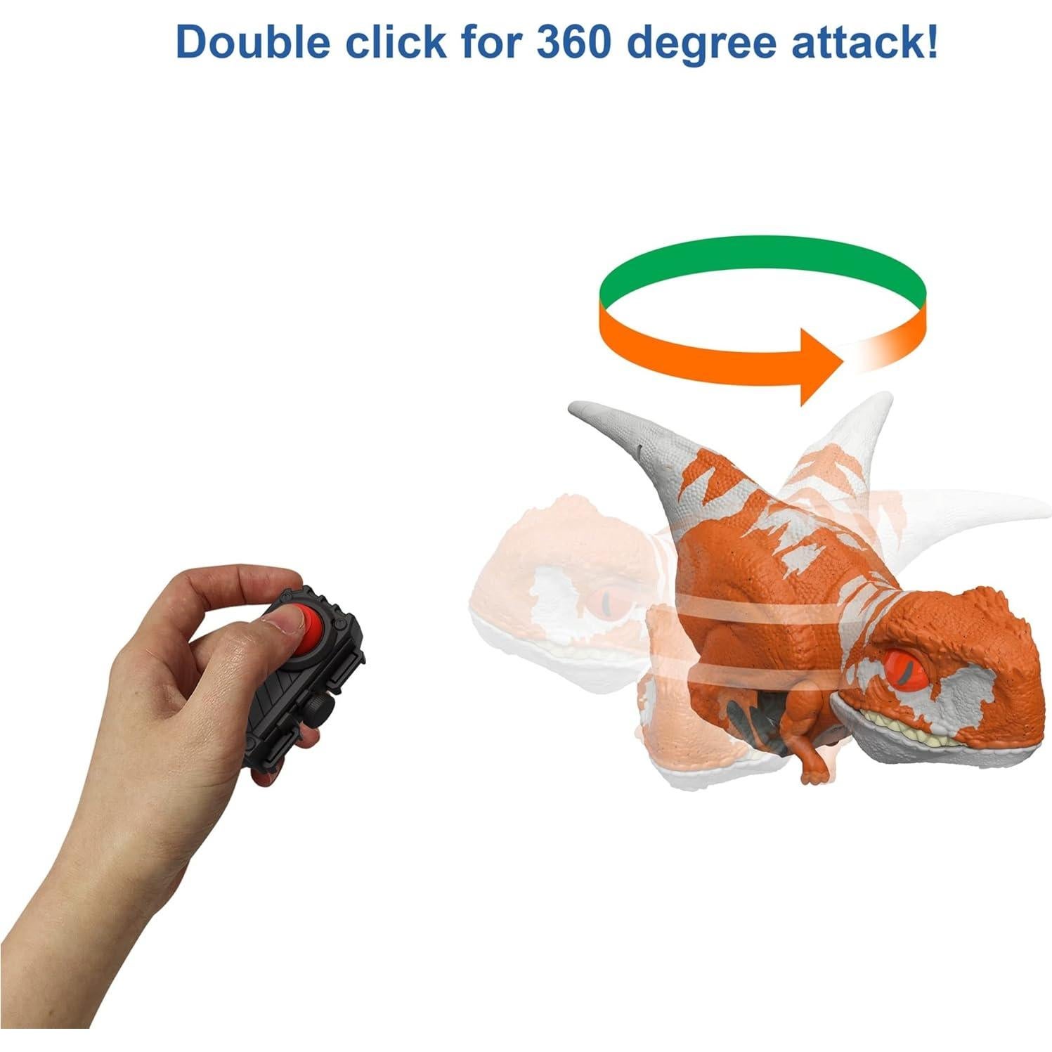 Juguete Dinosaurio Mattel Atrociraptor Rojo Interactivo