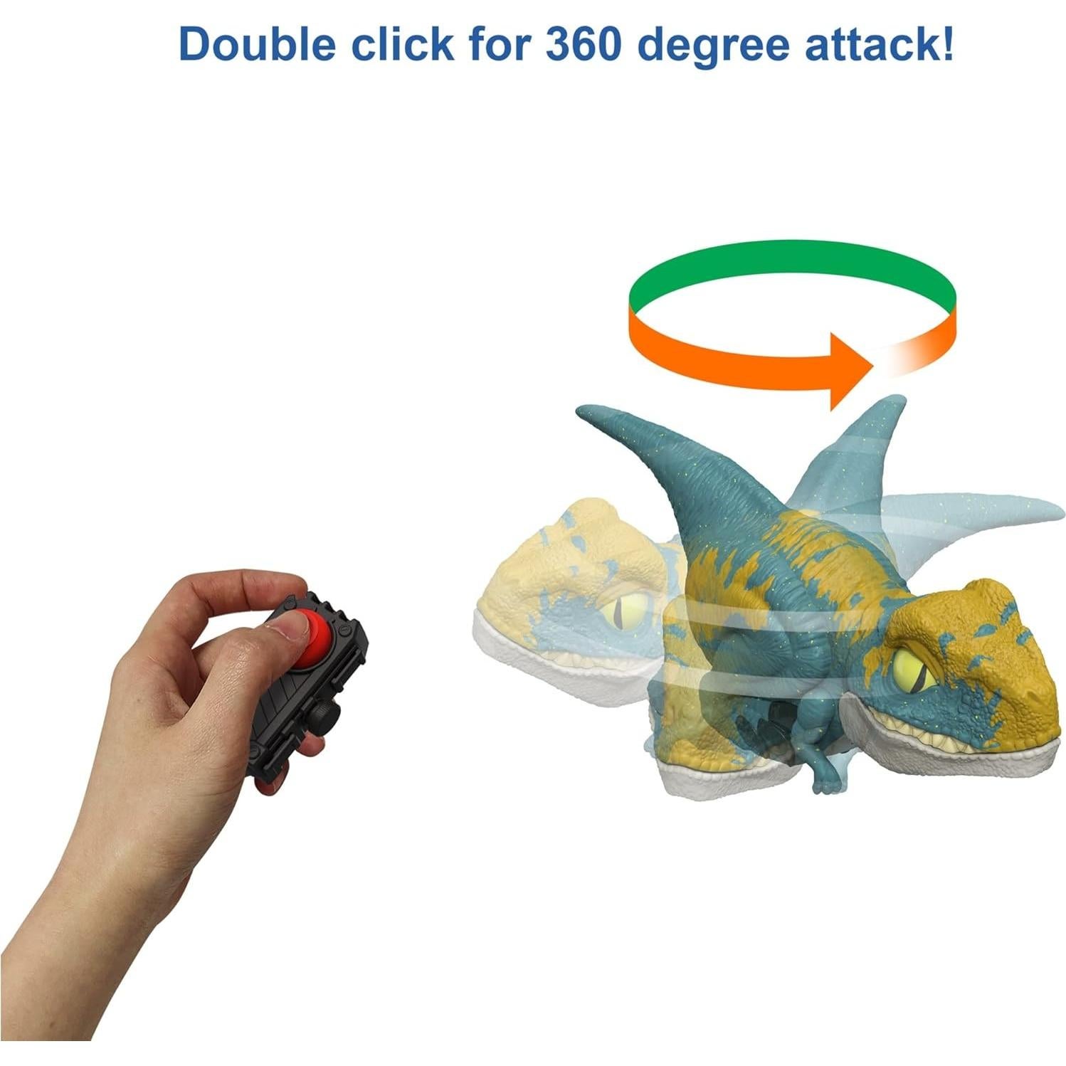 Juguete Dinosaurio Mattel Velociraptor Blue 15 cm con Sonido