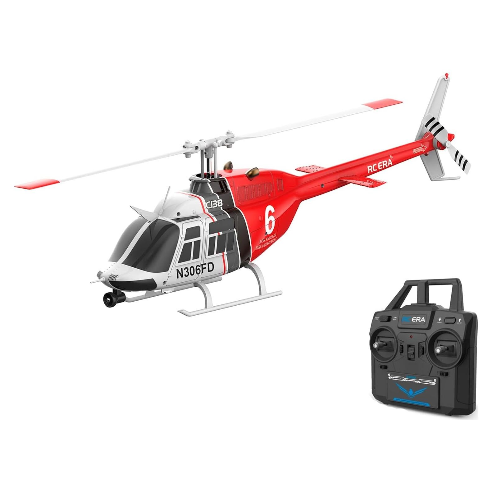 Helicóptero RC FLYCOLOR C138 6CH Giroscopio Estable RTF