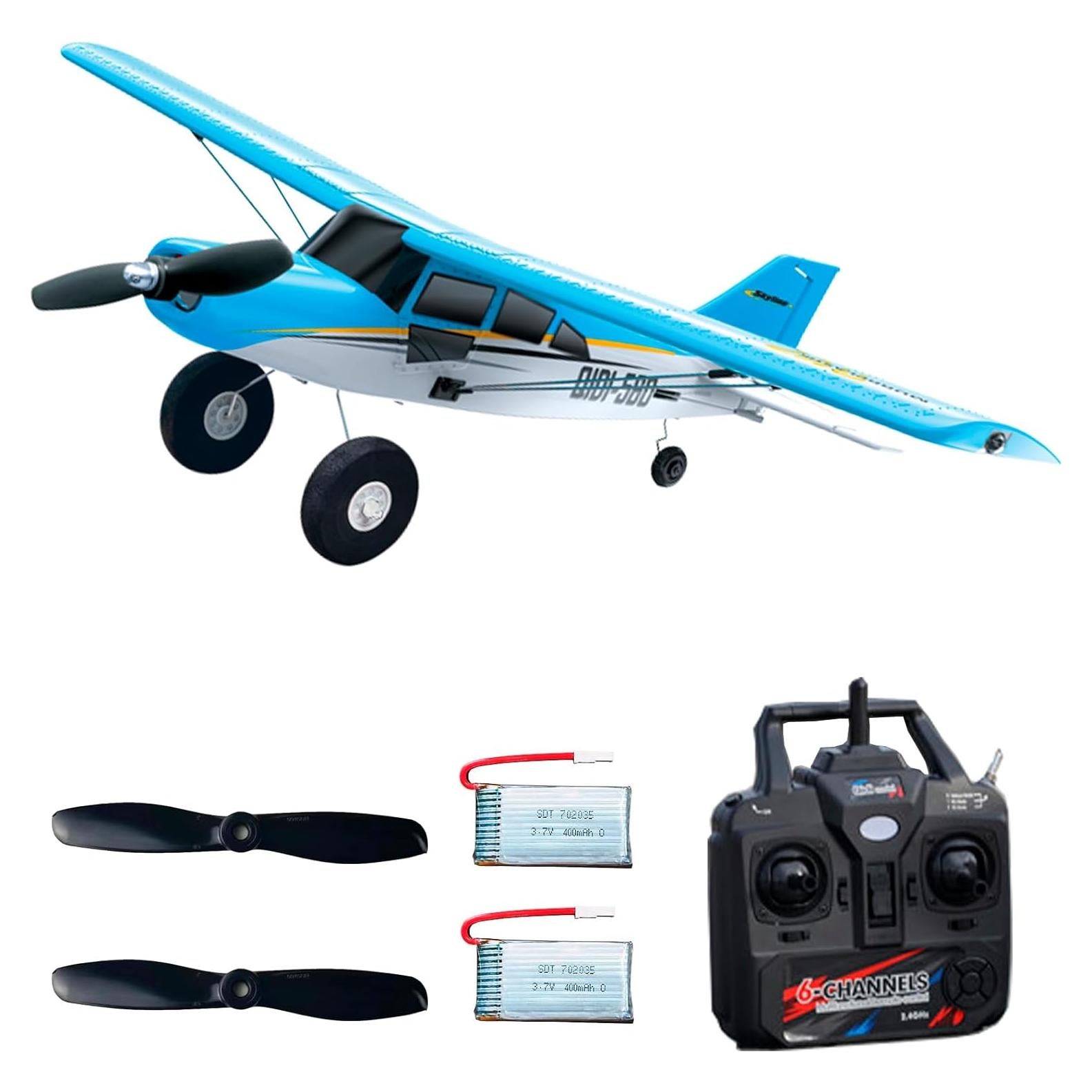 Avión RC QIDI-560 Todo Terreno 51 cm Azul para Principiantes