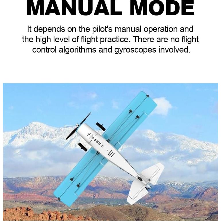 Avión RC QIDI-560 Todo Terreno 51 cm Azul para Principiantes