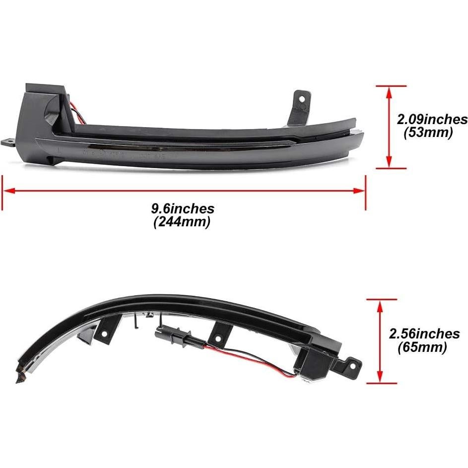 Luz LED Dinámica Ahumada para Espejo Lateral VW Touareg II 2010-2018
