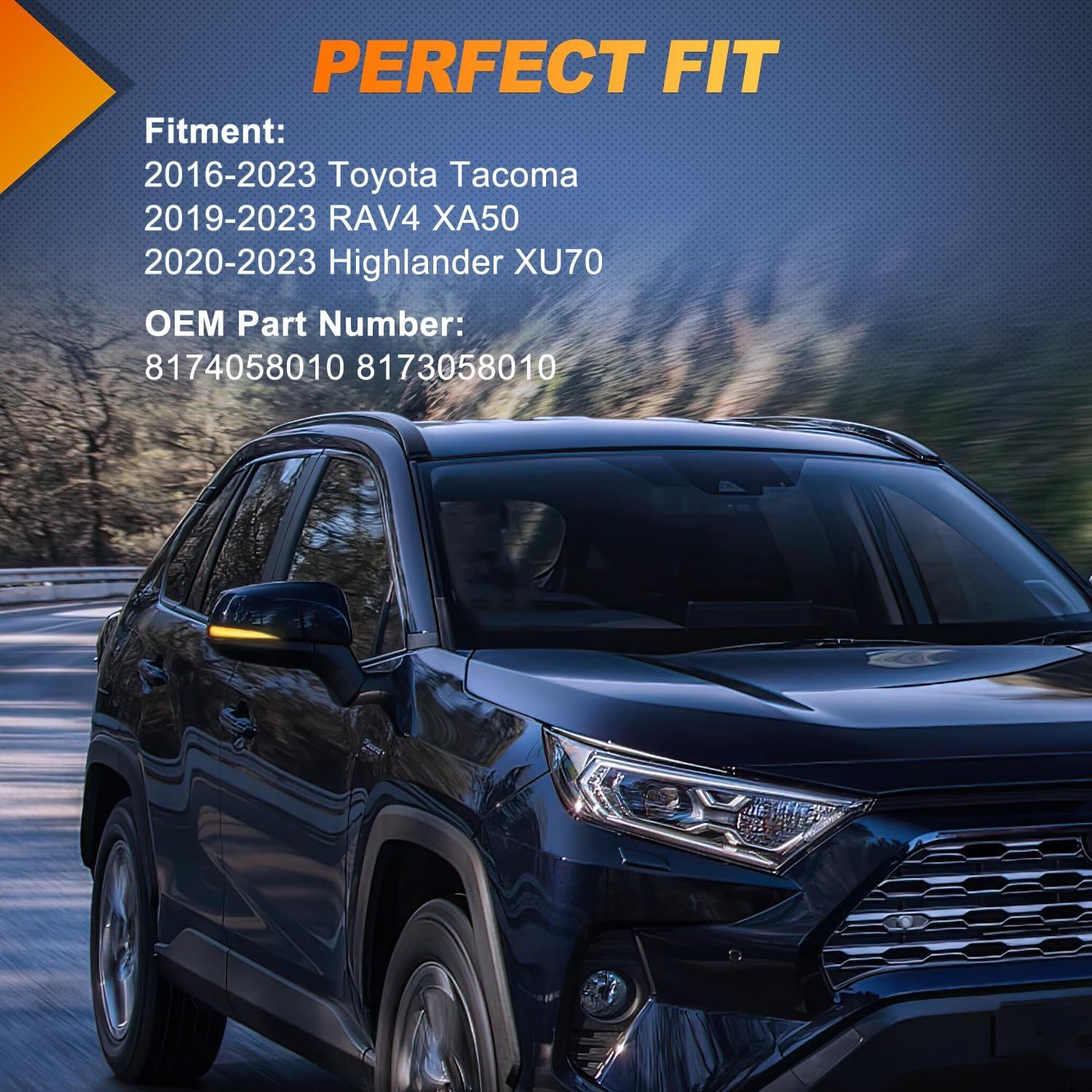 Luz de Marcador Lateral Nilight Ahumada para Toyota Tacoma/RAV4/Highlander