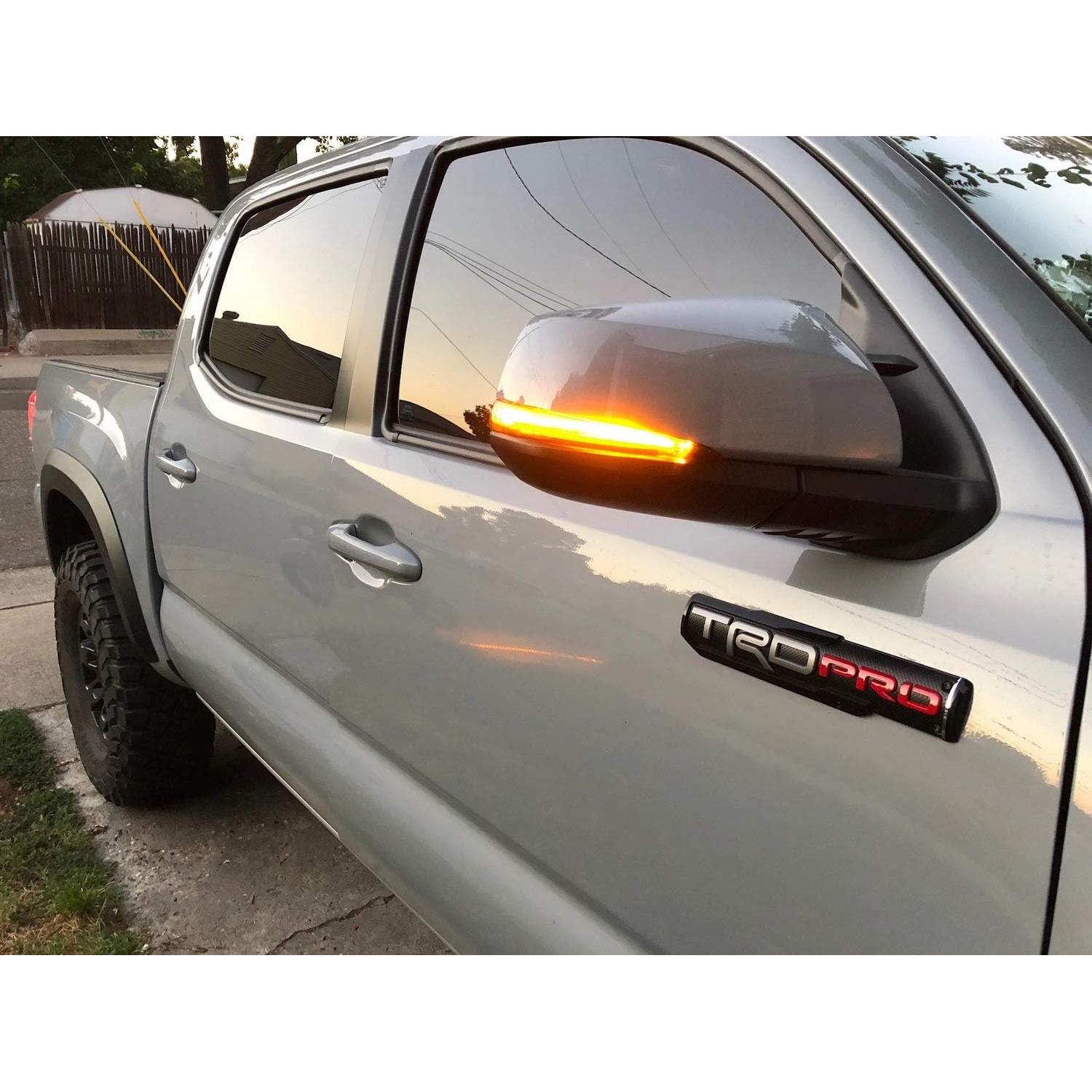 Kit de Señal de Giro LED iJDMTOY Lente Ahumada para Toyota