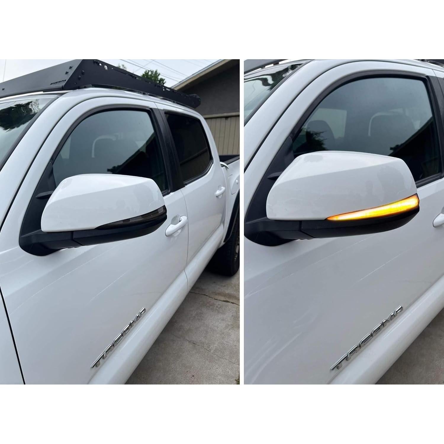 Kit de Señal de Giro LED iJDMTOY Lente Ahumada para Toyota