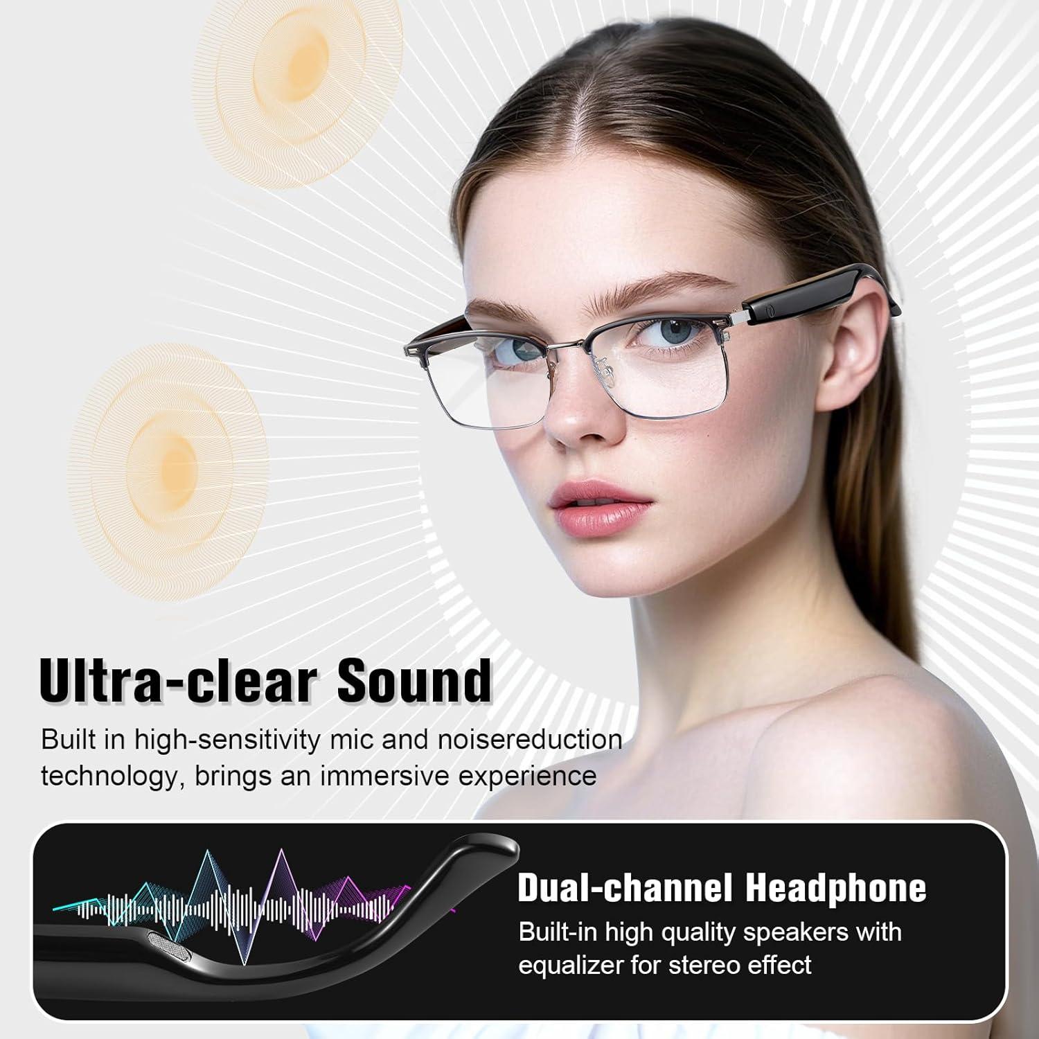 Gafas Inteligentes BUDAOLIU GS13 con Altavoz y Protección UV