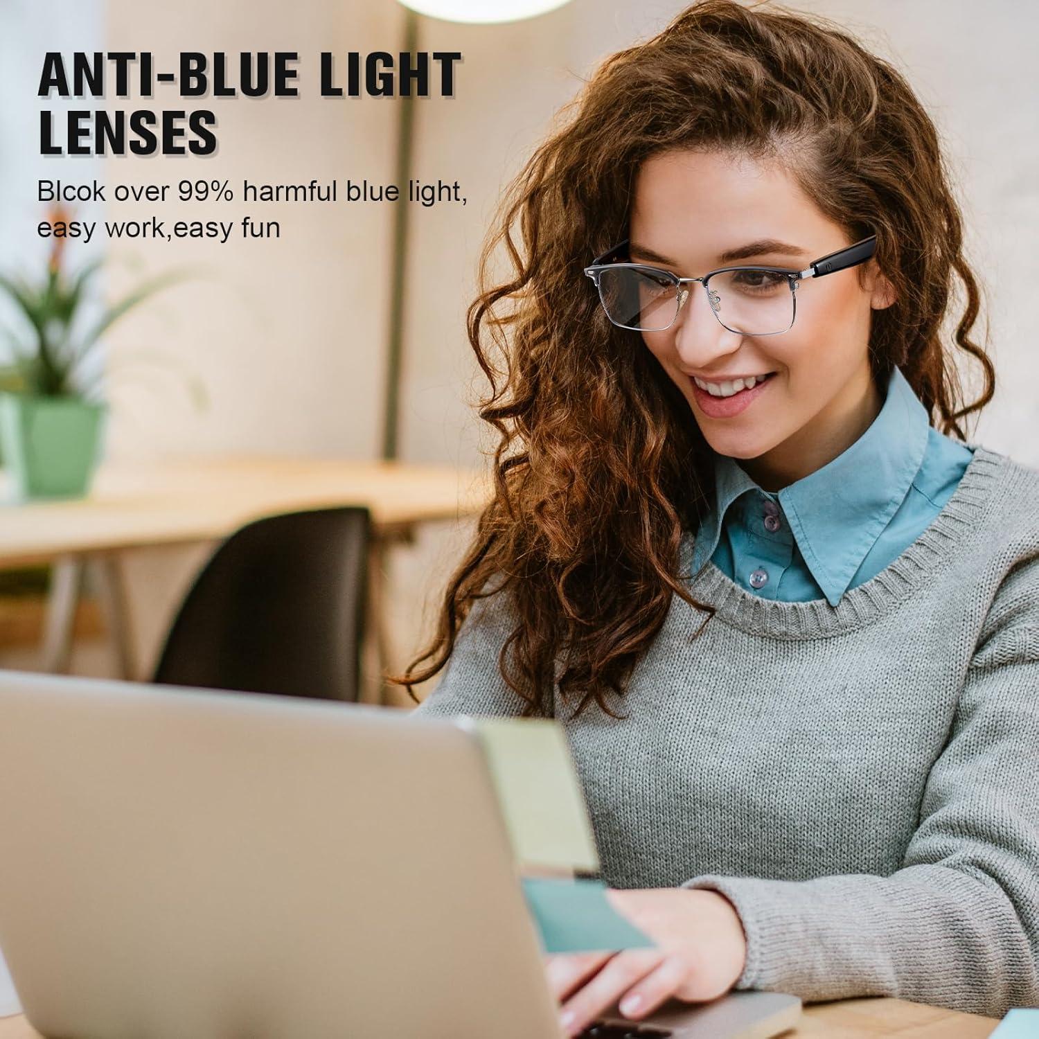 Gafas Inteligentes BUDAOLIU GS13 con Altavoz y Protección UV