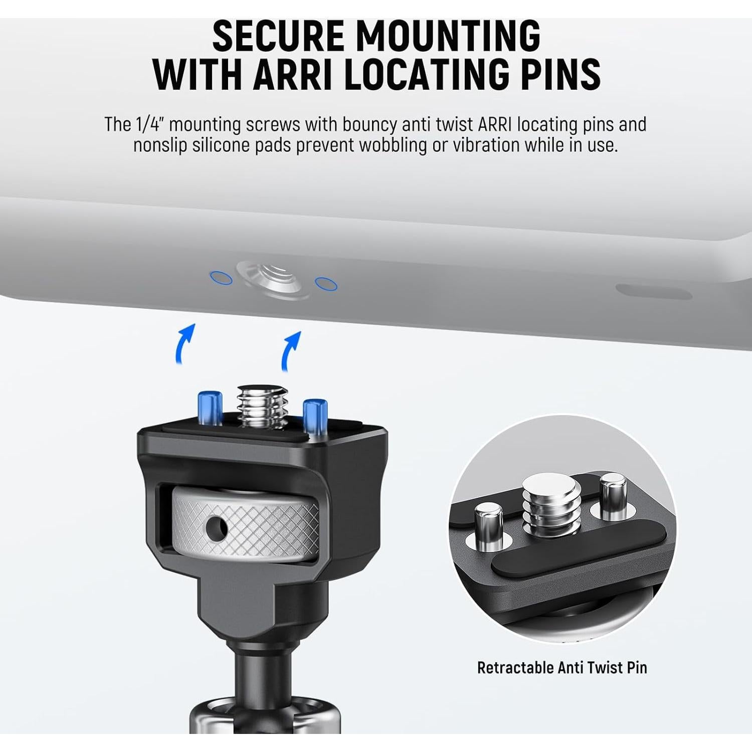 Brazo Mágico Articulado NEEWER ST07 18 cm 360° para Cámara