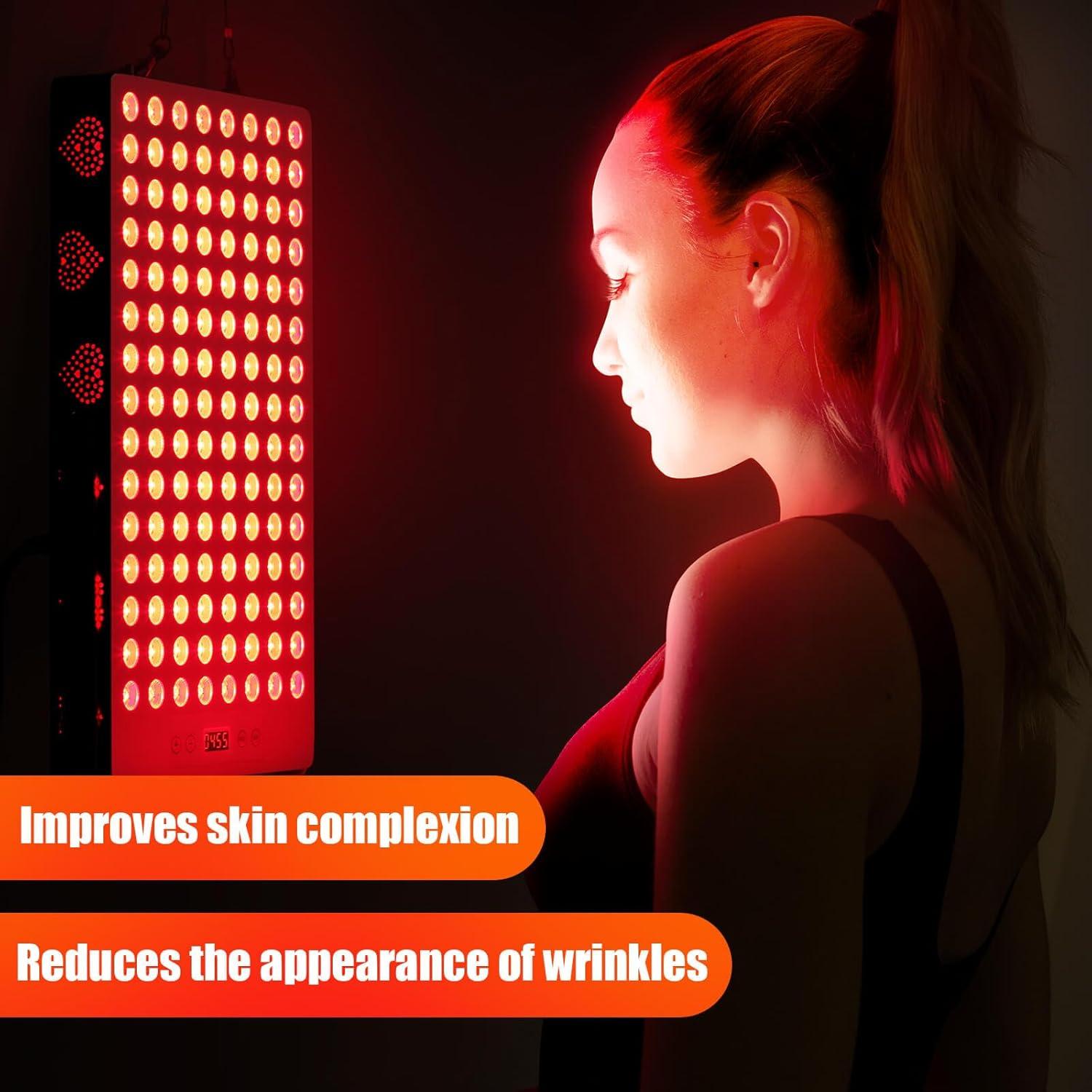 Panel de Terapia de Luz Roja iPlantop 120 LEDs 660nm 850nm