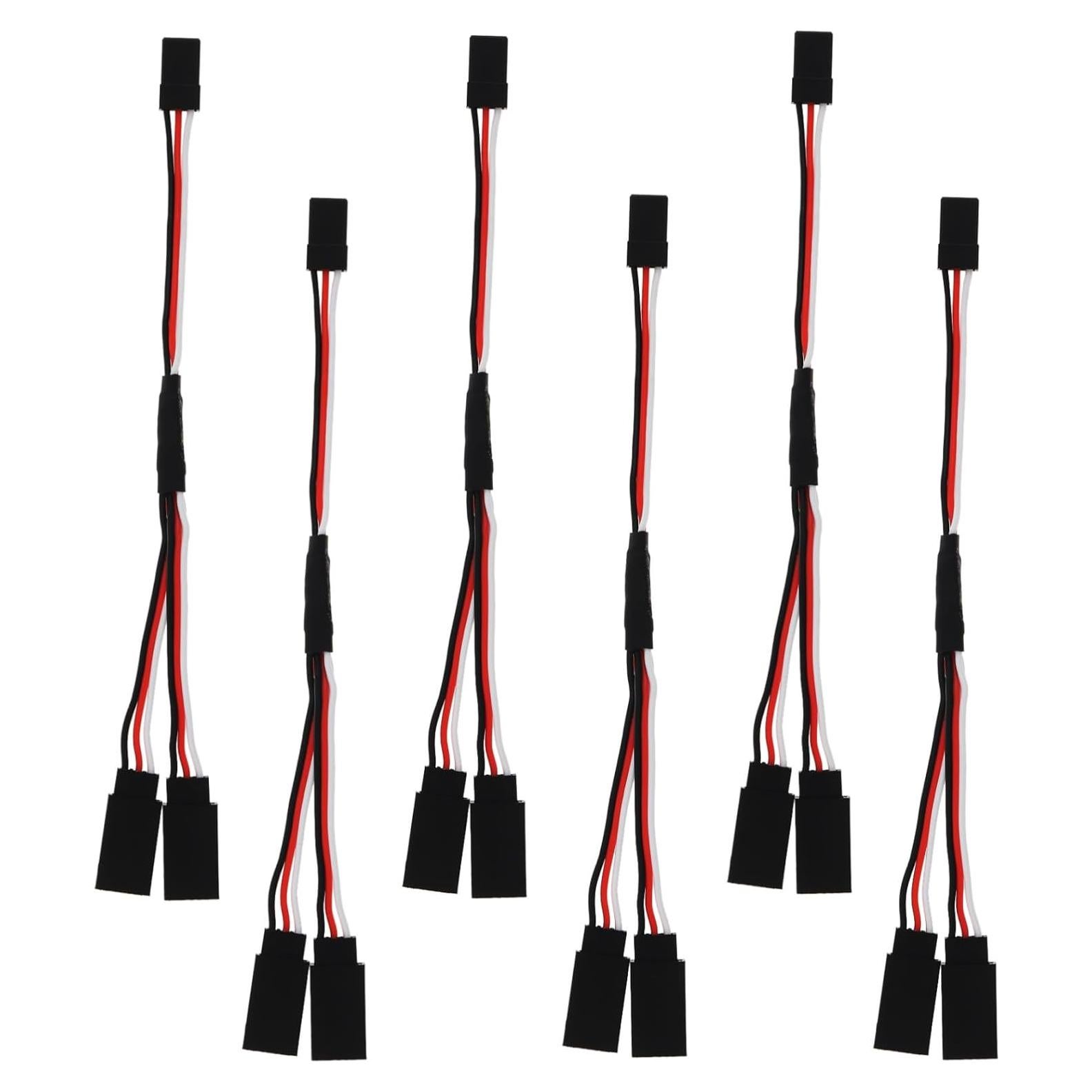 6 Piezas Conector JST Macho a 2 Hembras 15 cm DiGiYes