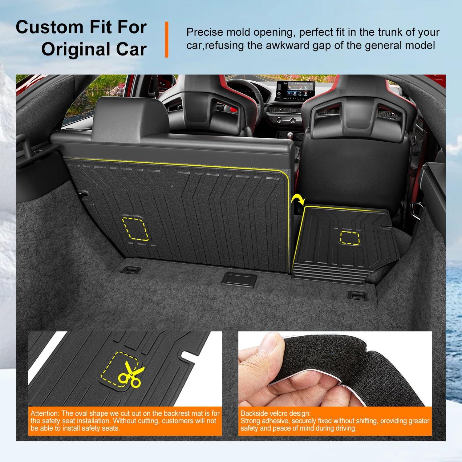 Mat de Respaldo Trasero Powoq para Honda Civic Hatchback 2022-2026