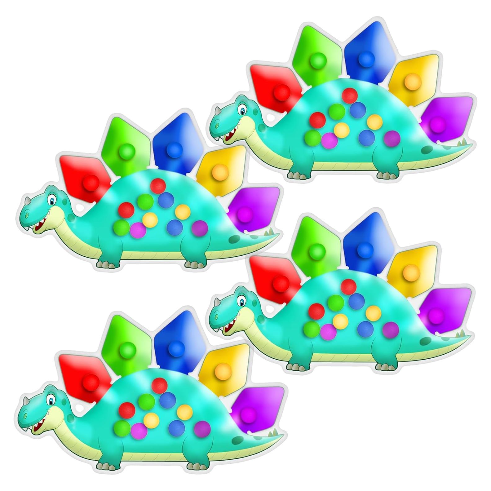 Juguetes Sensoriales Dinosaurio UIIOPJIOM 4 Piezas 13.97 cm