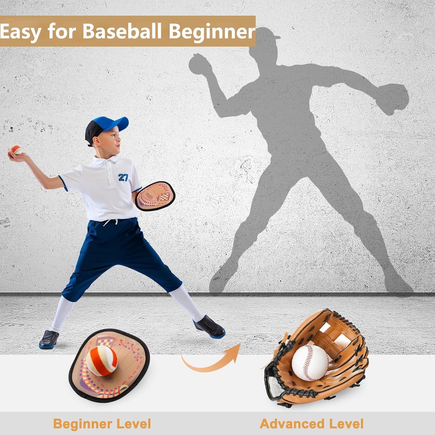 Juego de Lanzar y Atrapar Qrooper 4 Palas 4 Pelotas