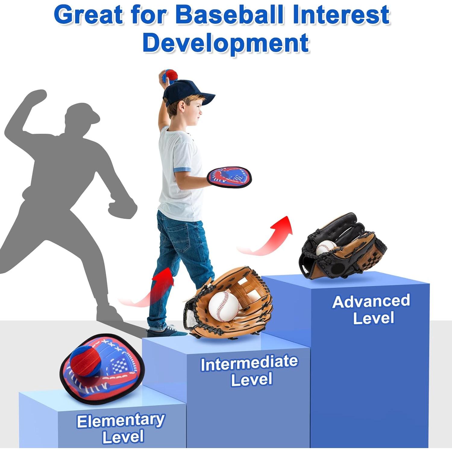 Juego de Lanzar y Atrapar Qrooper 4 Palas 4 Pelotas