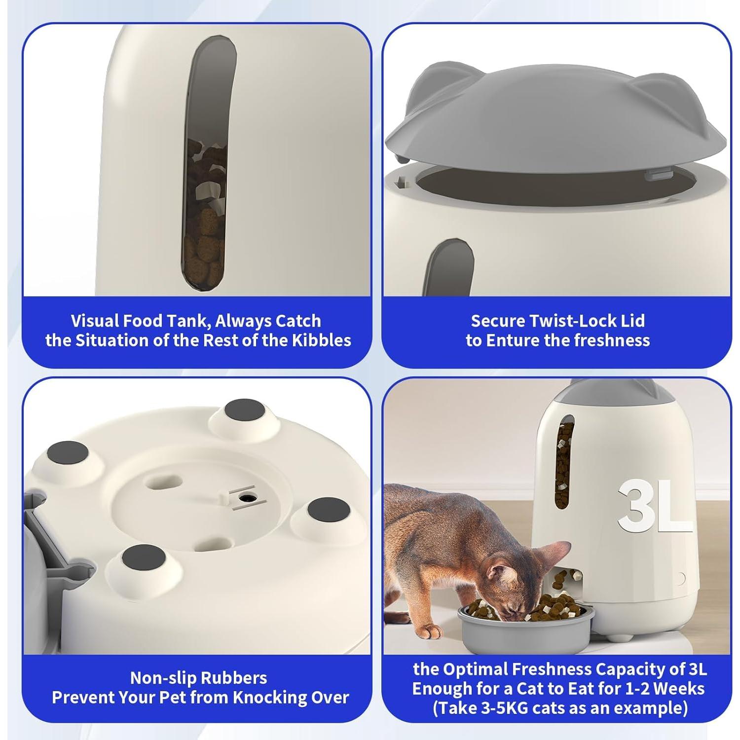 Comedero Automático Inteligente PAPIFEED con Cámara HD 1080P