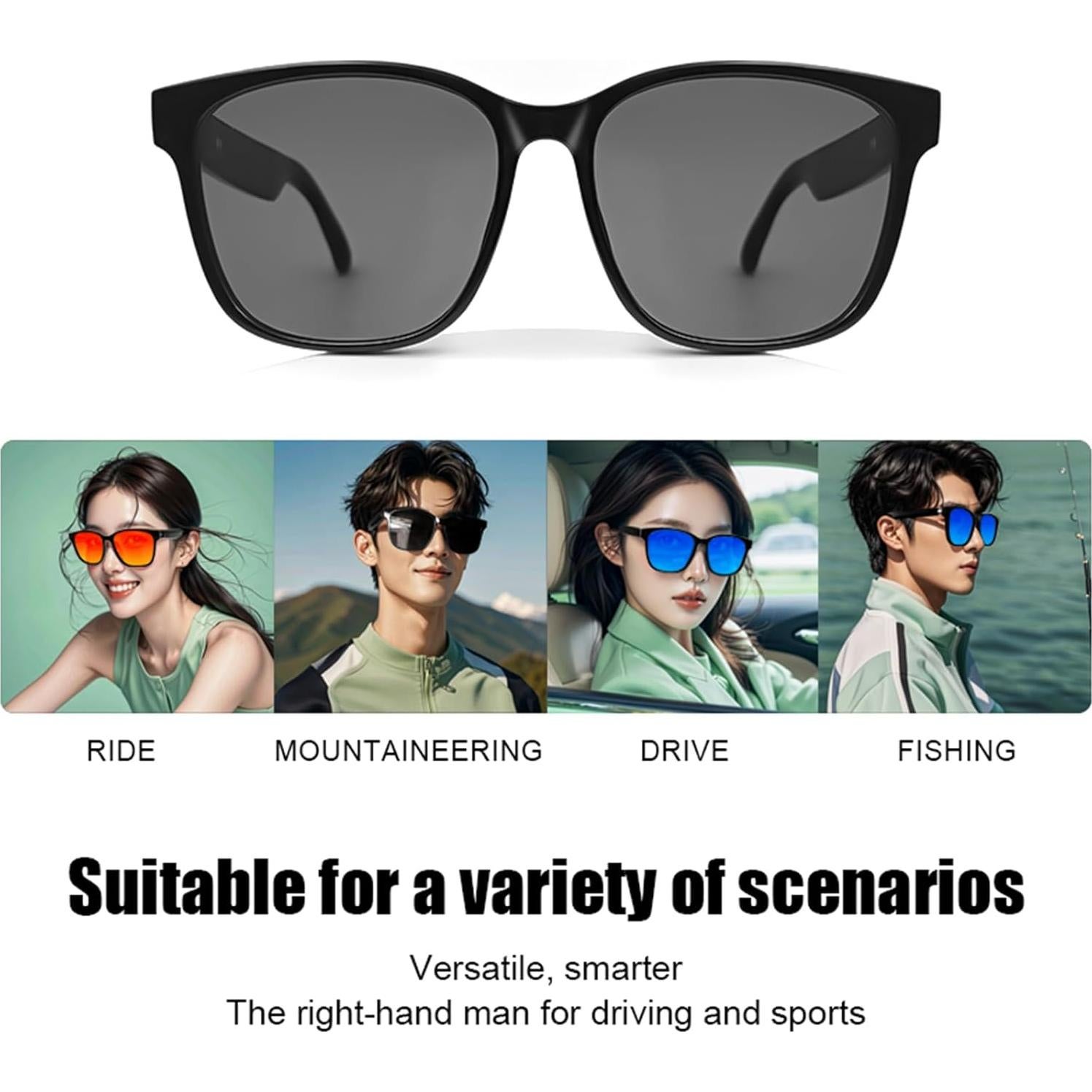 Gafas Bluetooth Giinova Inteligentes con Altavoz y Filtro UV