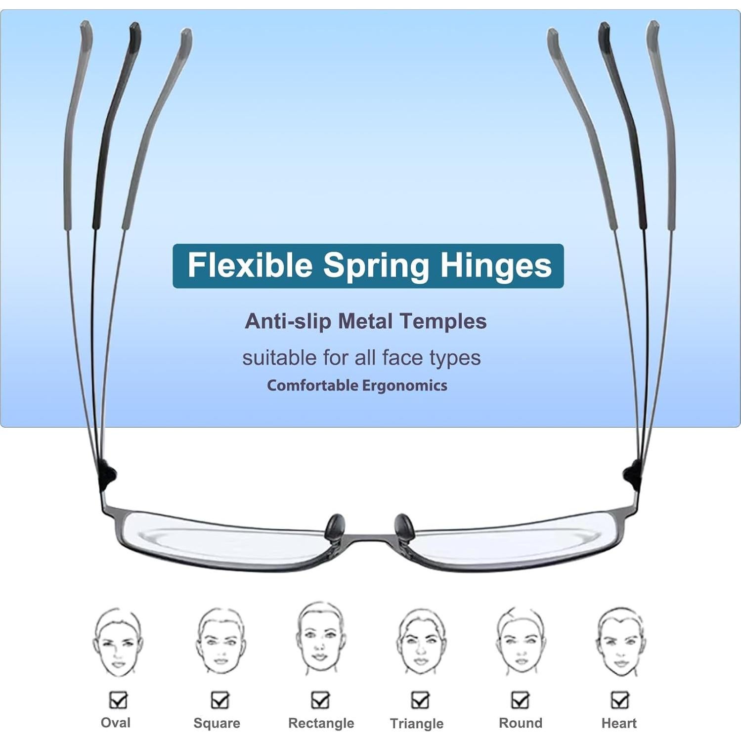 Gafas de lectura multifocales K.LAVER con protección UV400