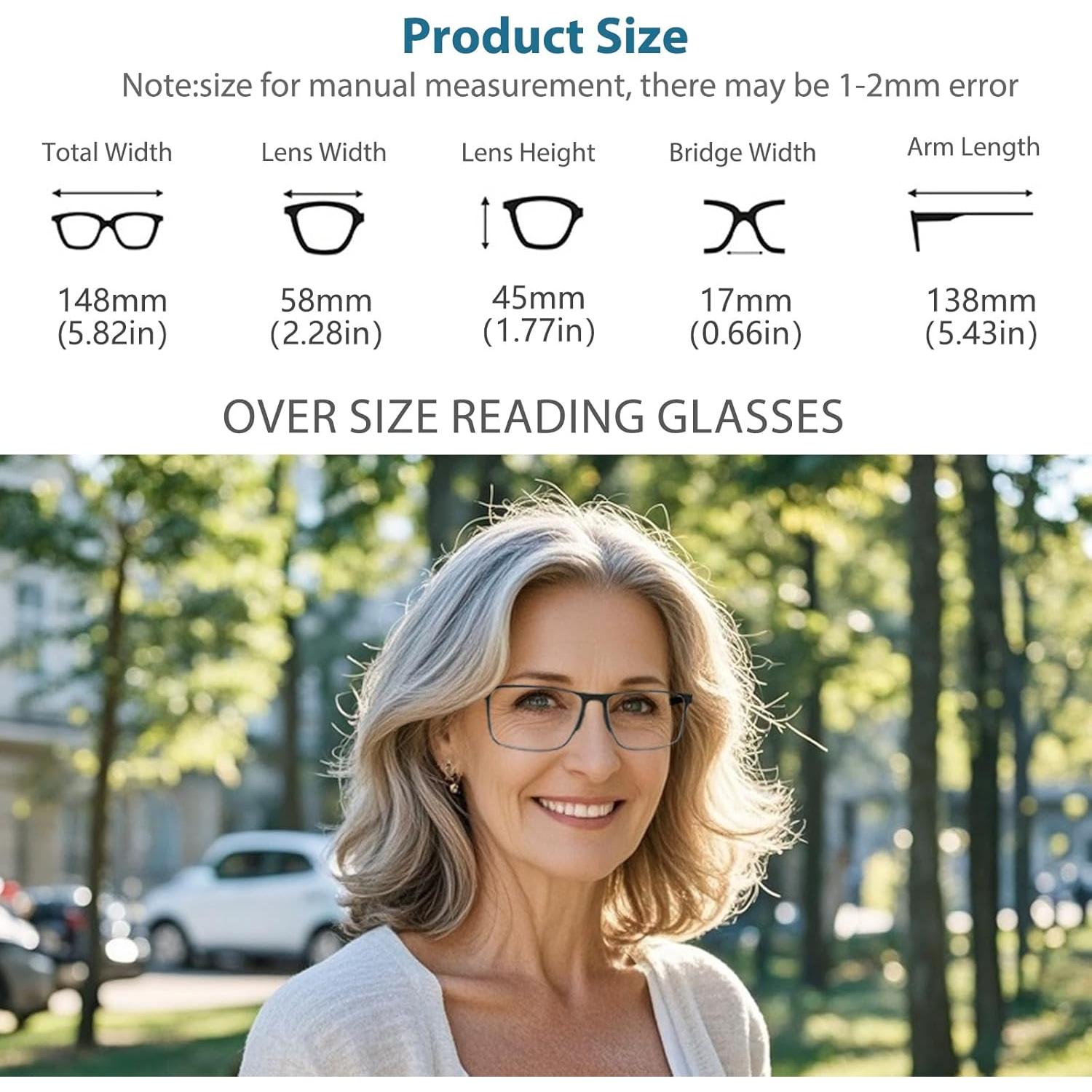 Gafas de lectura multifocales K.LAVER con protección UV400
