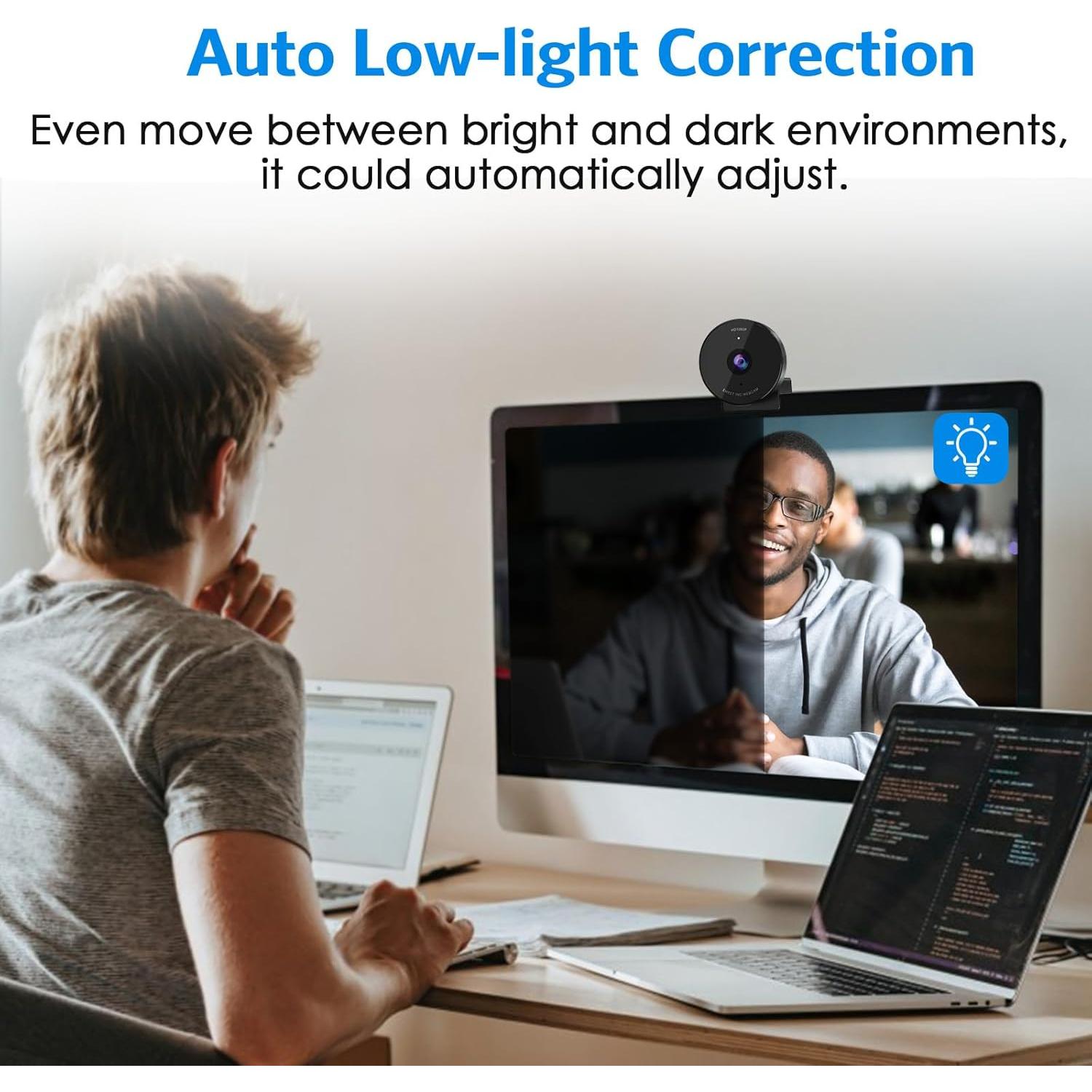 Webcam EMEET C950 1080P USB con Micrófono y Tapa Privacidad