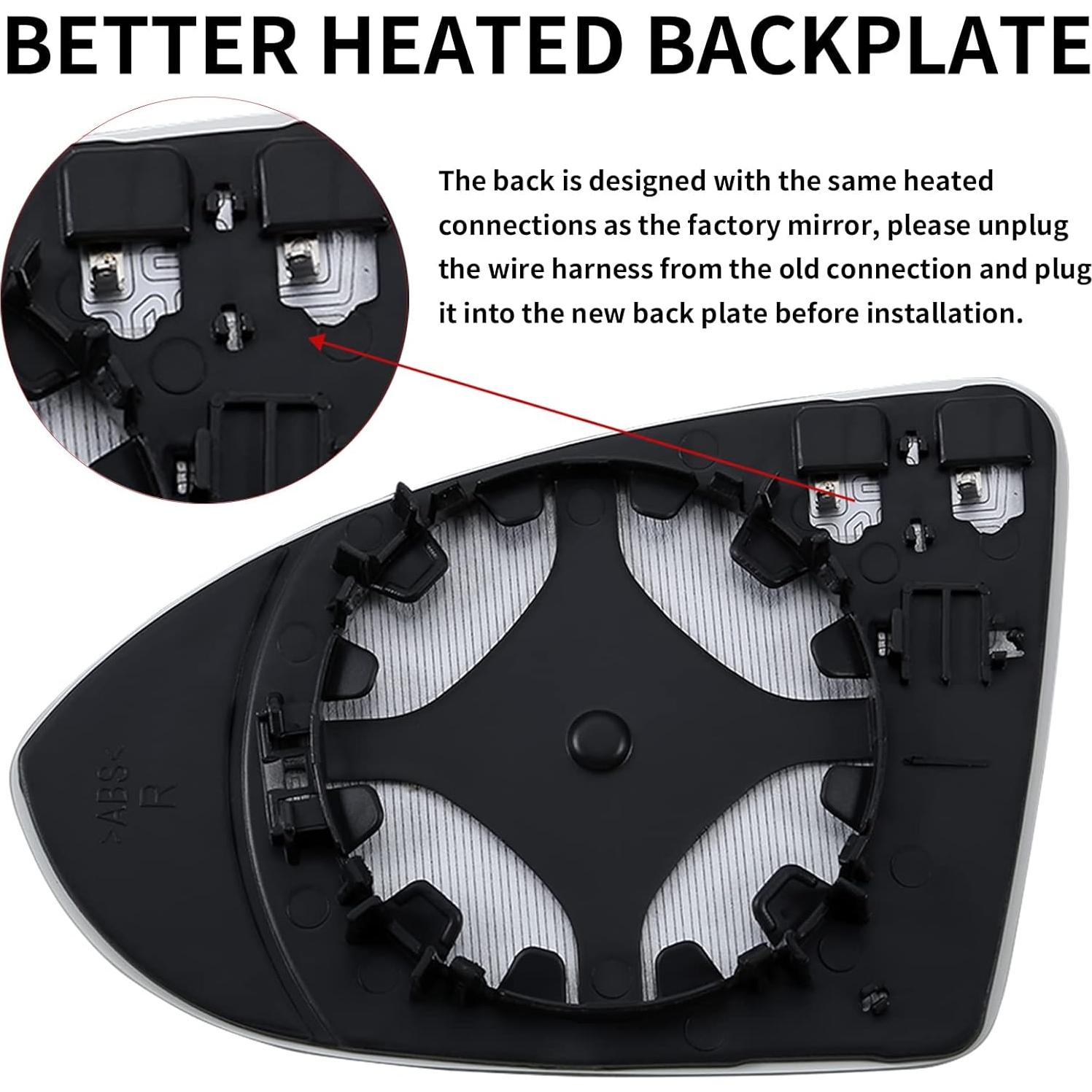 Espejo Lateral Calentado Derecho VW Golf MK7 GTI Jetta