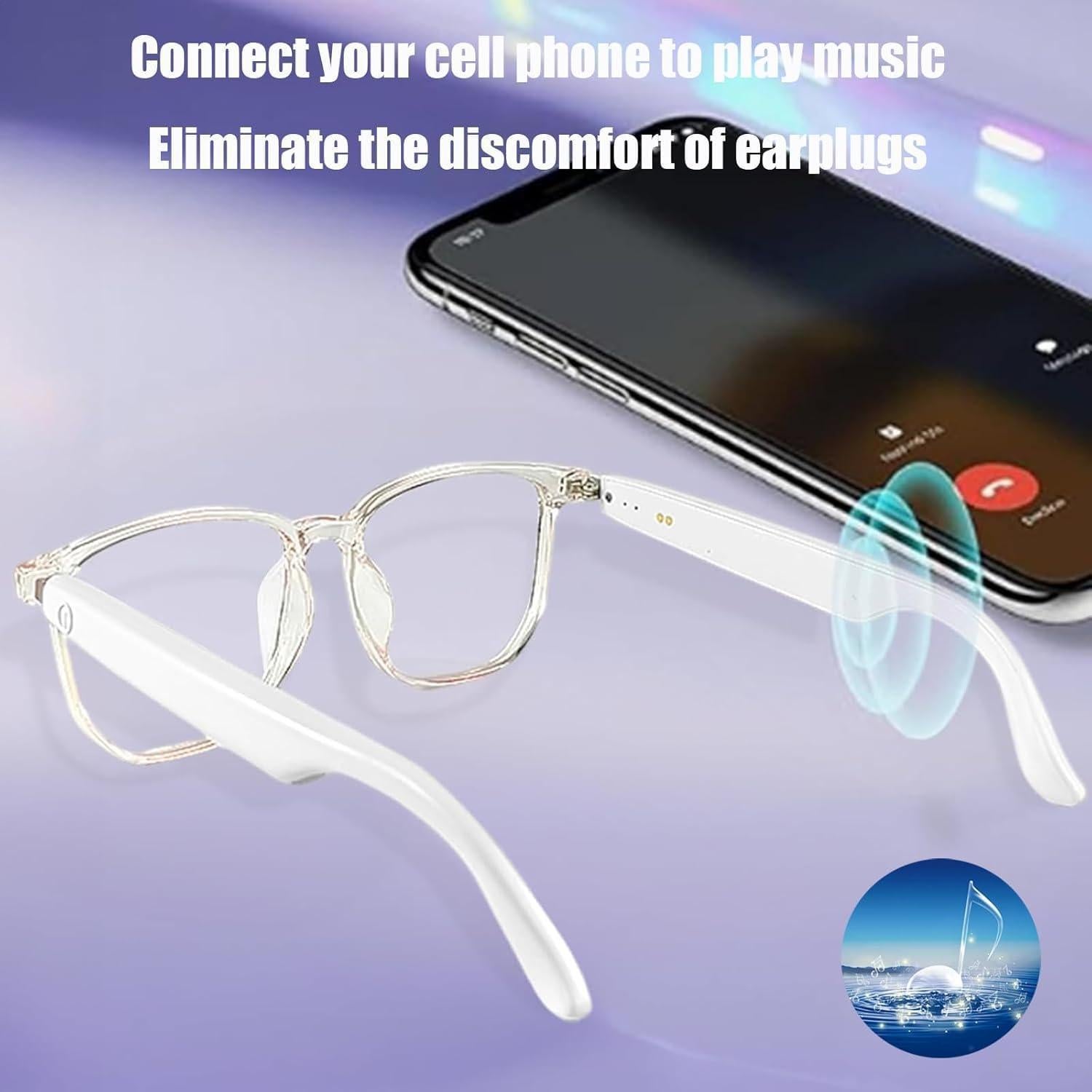 Gafas Inteligentes Genérico Rosa con Altavoces Bluetooth