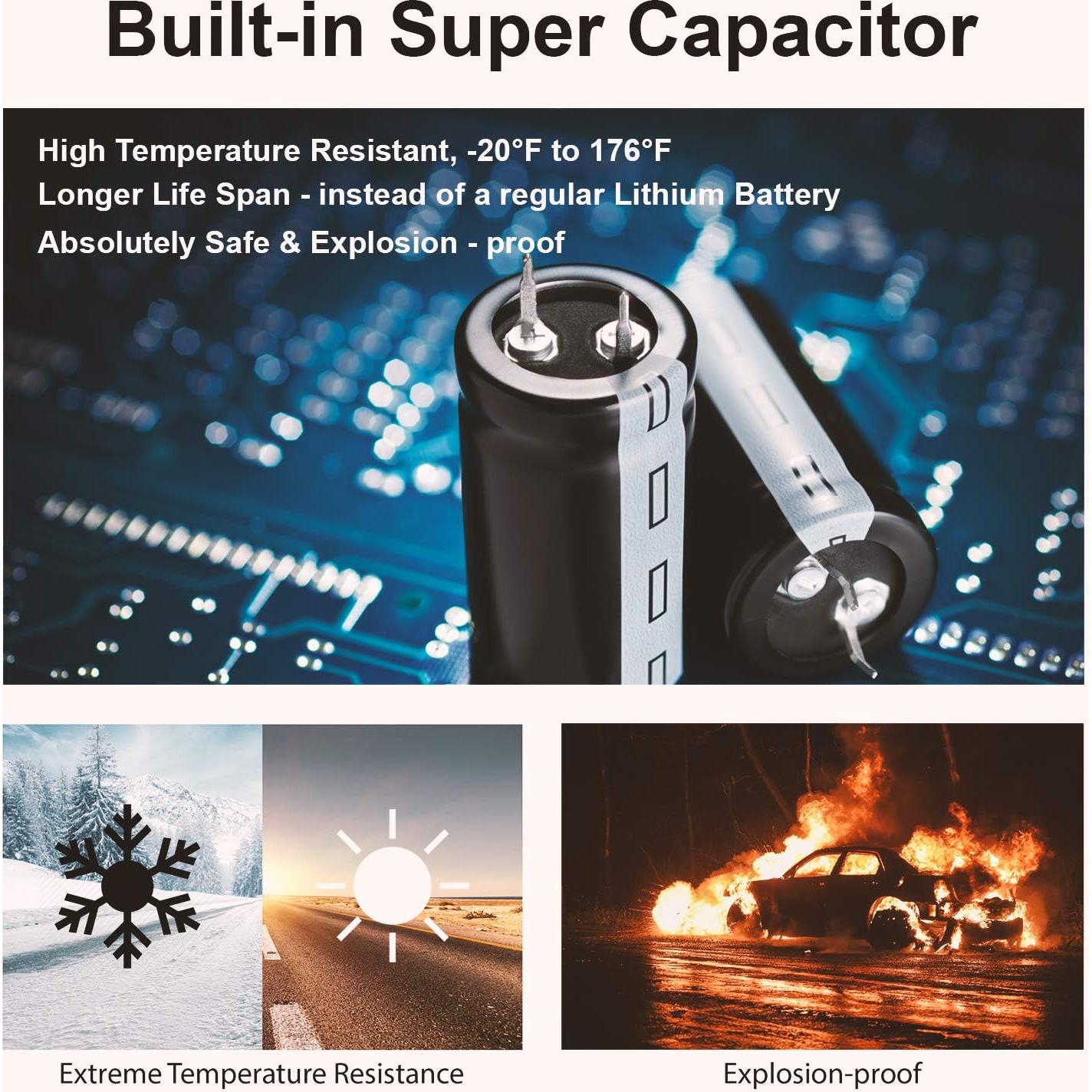 Cámara de Tablero REXING V1 4K Ultra HD 170° Wi-Fi