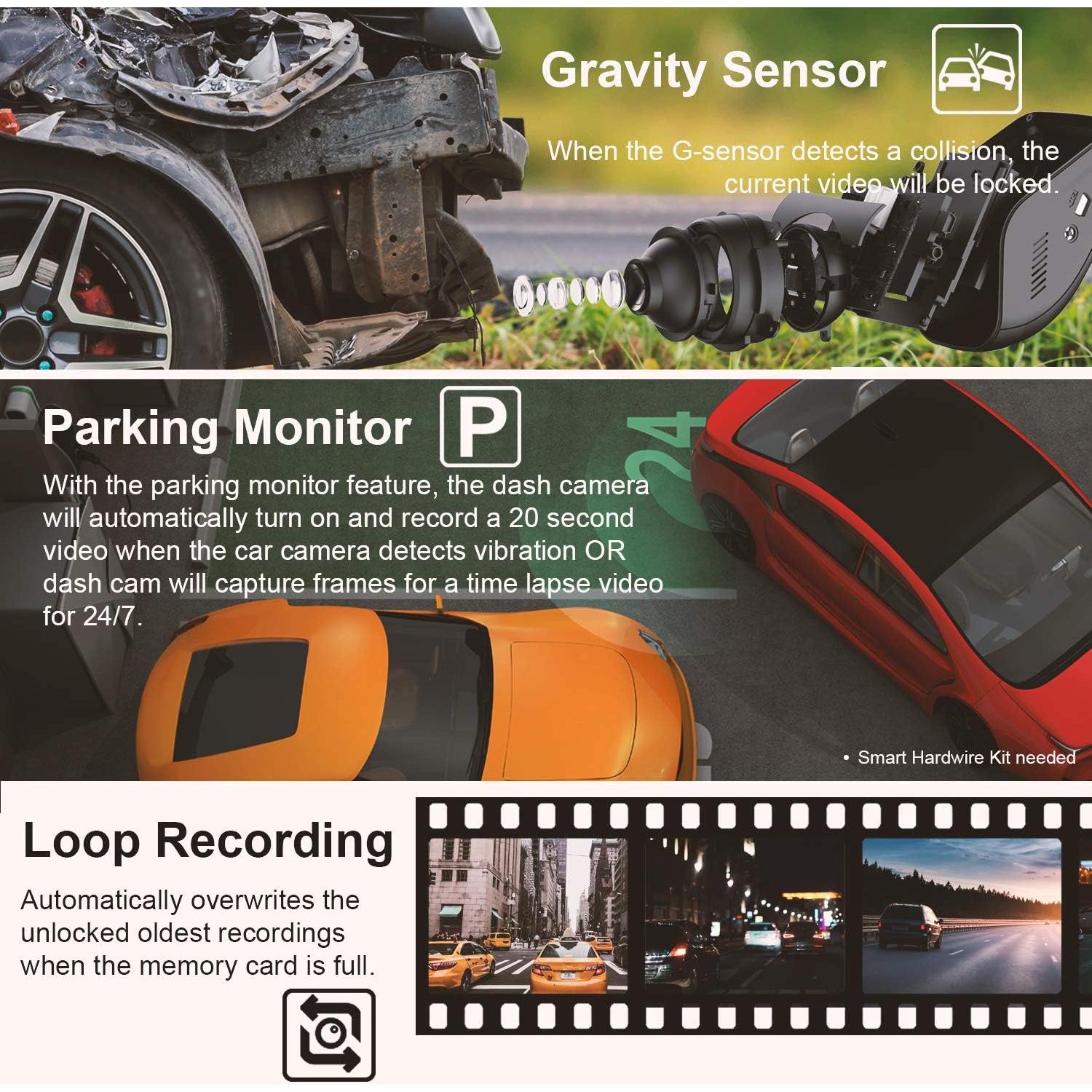 Cámara de Tablero REXING V1 4K Ultra HD 170° Wi-Fi