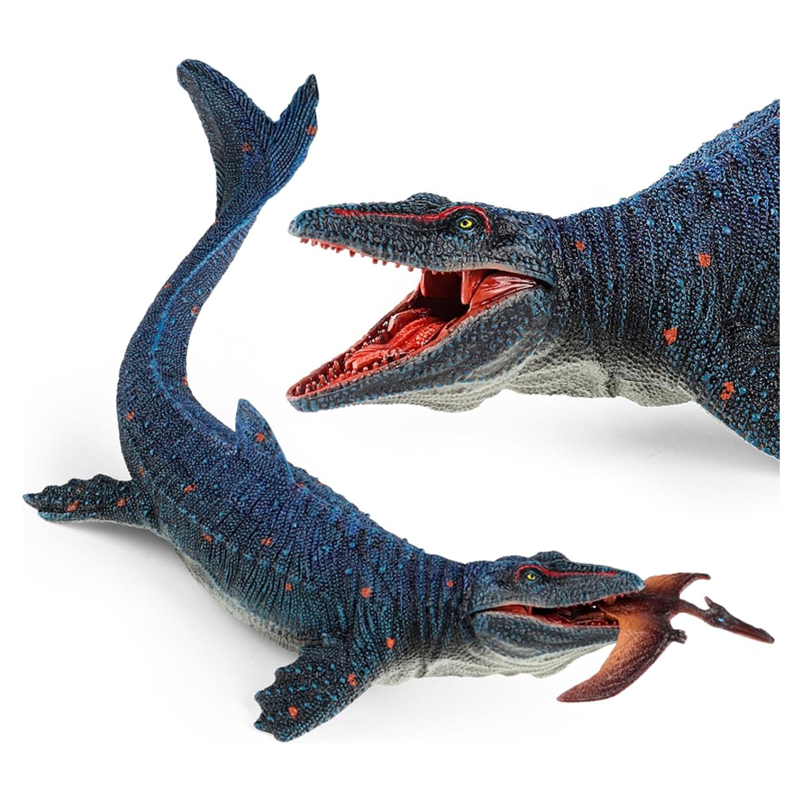 Juguete Mosasaurus EOIVSH Gigante con Pterosaurio 29cm