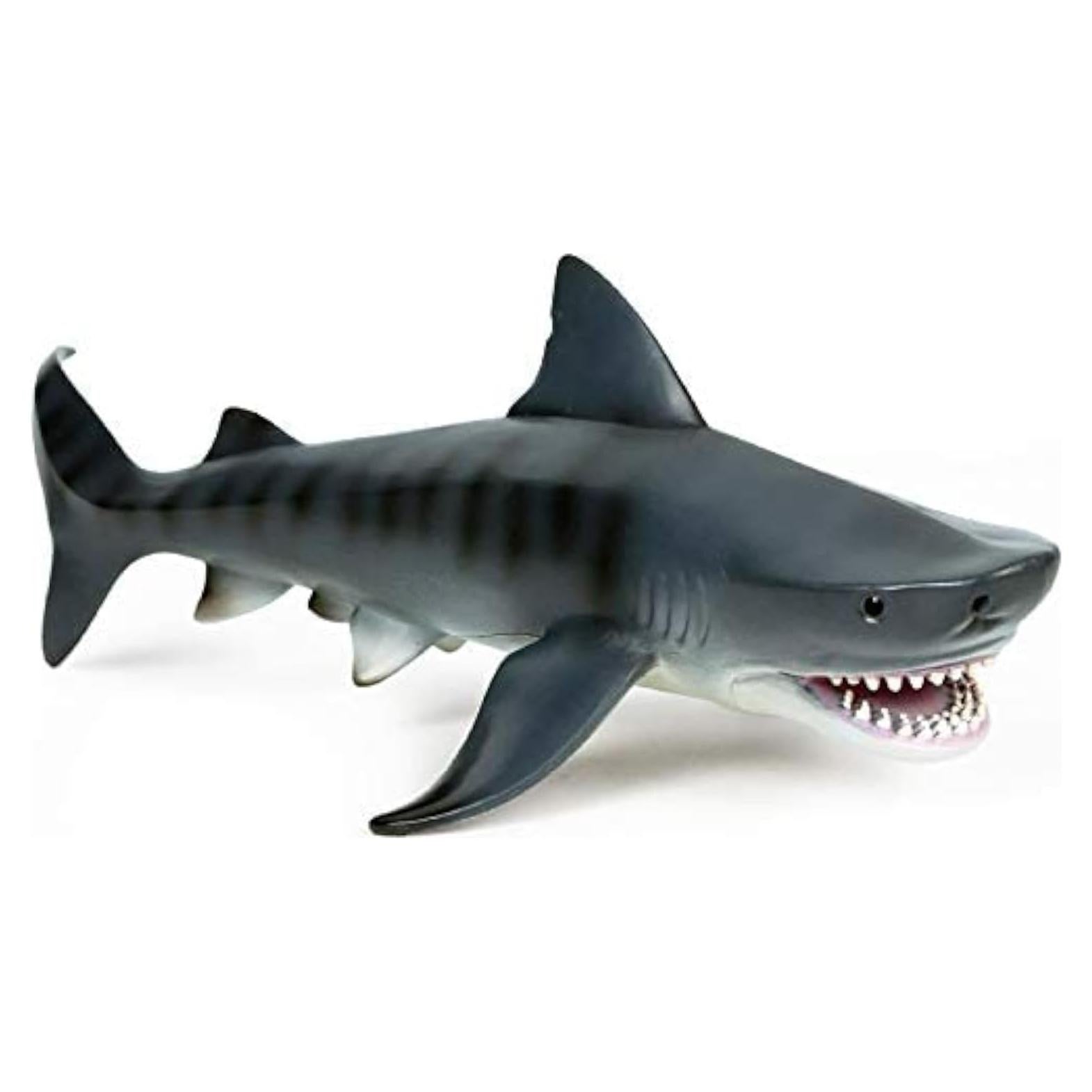 Juguete Tiburón Tigre EOIVSH 28 cm Realista Educativo