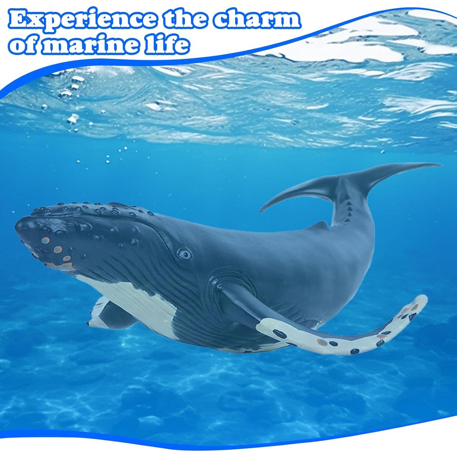 Juguete Ballena Jorobada EOIVSH 36 cm Realista para Niños