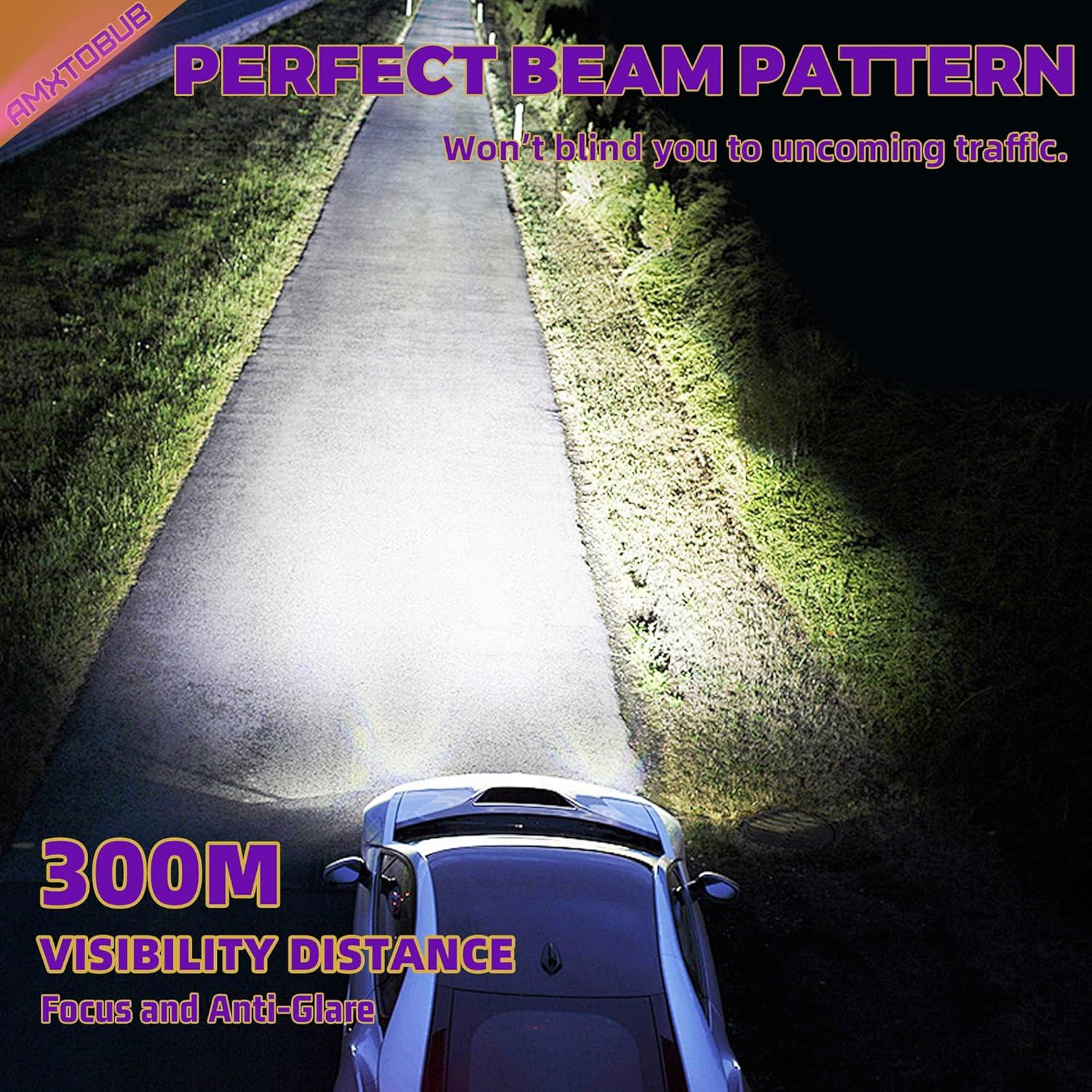 Bombillas LED AMXTOBUB 9005 9006 H11 para Honda Civic 2006-2015