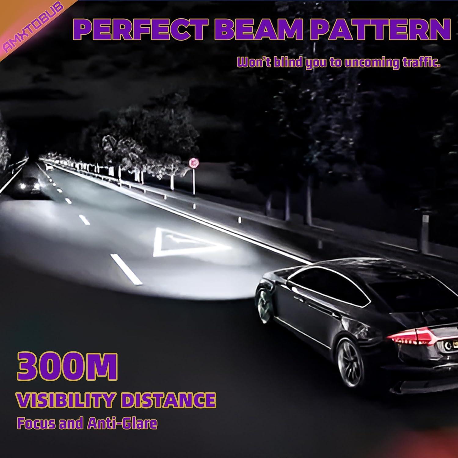 Bombillas LED AMXTOBUB 9005 9006 H11 para Honda Civic 2006-2015