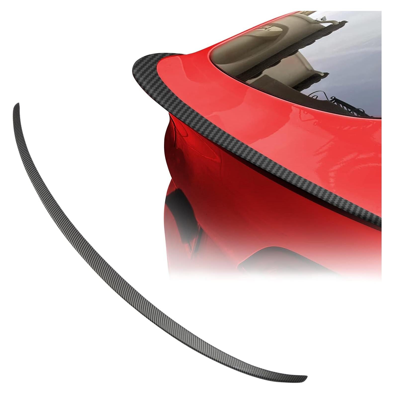 Alerón Trasero RACTOP para Tesla Model Y 2020-2024 Fibra de Carbono