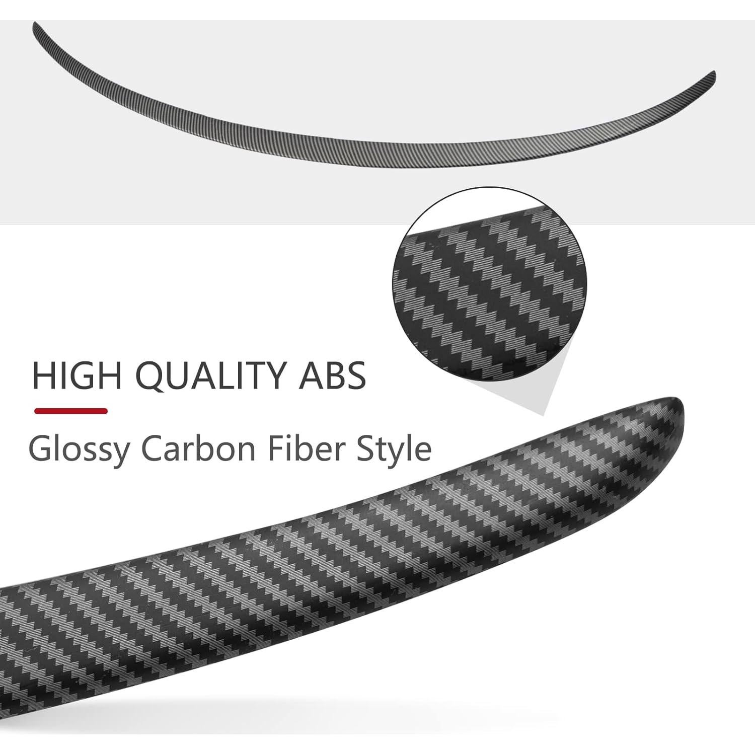 Alerón Trasero RACTOP para Tesla Model Y 2020-2024 Fibra de Carbono