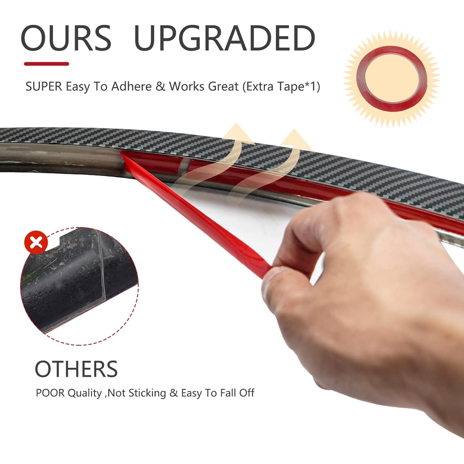 Alerón Trasero RACTOP para Tesla Model Y 2020-2024 Fibra de Carbono