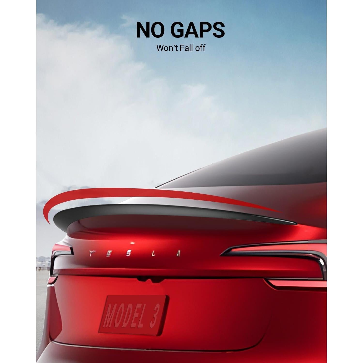 Alerón Trasero BASENOR para Tesla Model 3 Highland 2024-2026