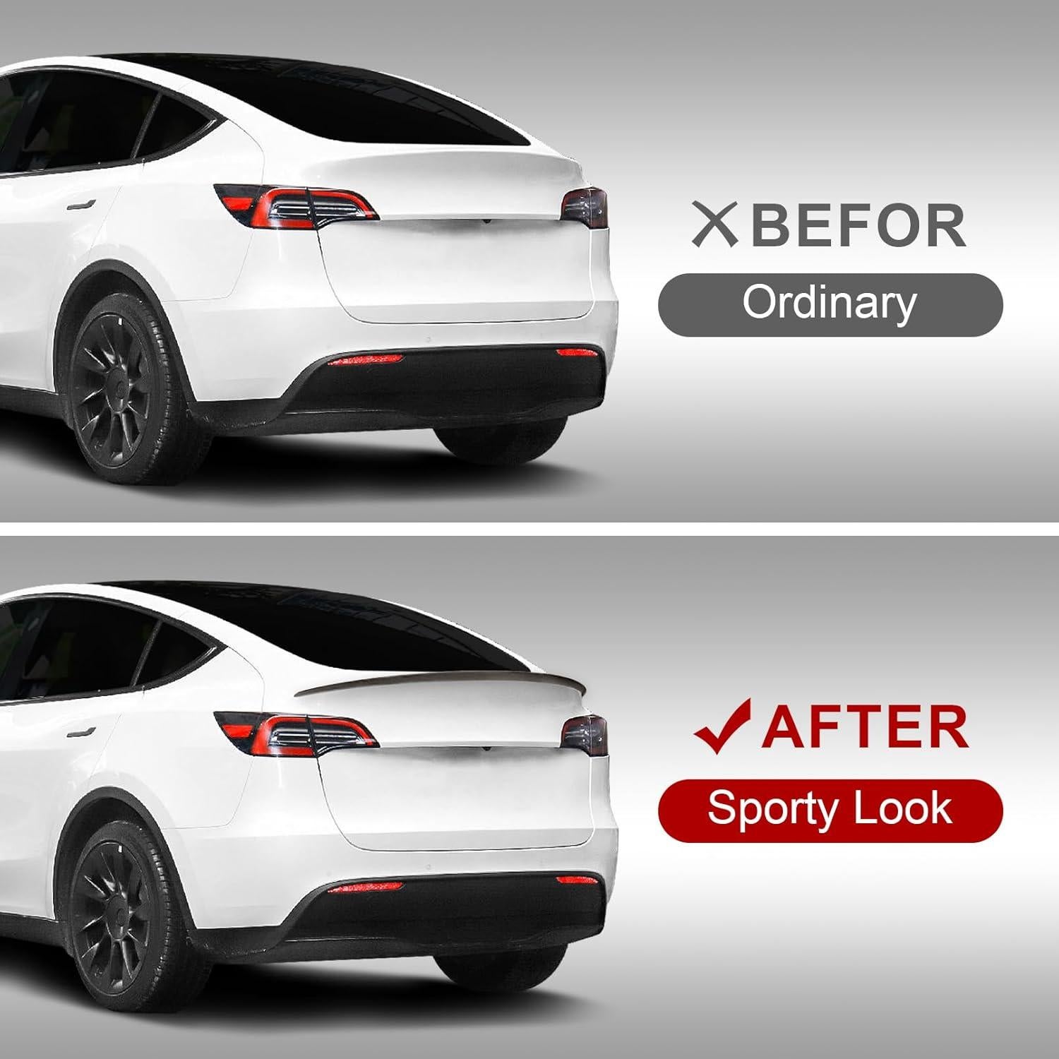 Spoiler trasero Tesla Model Y 2020-2024 - Fibra de carbono