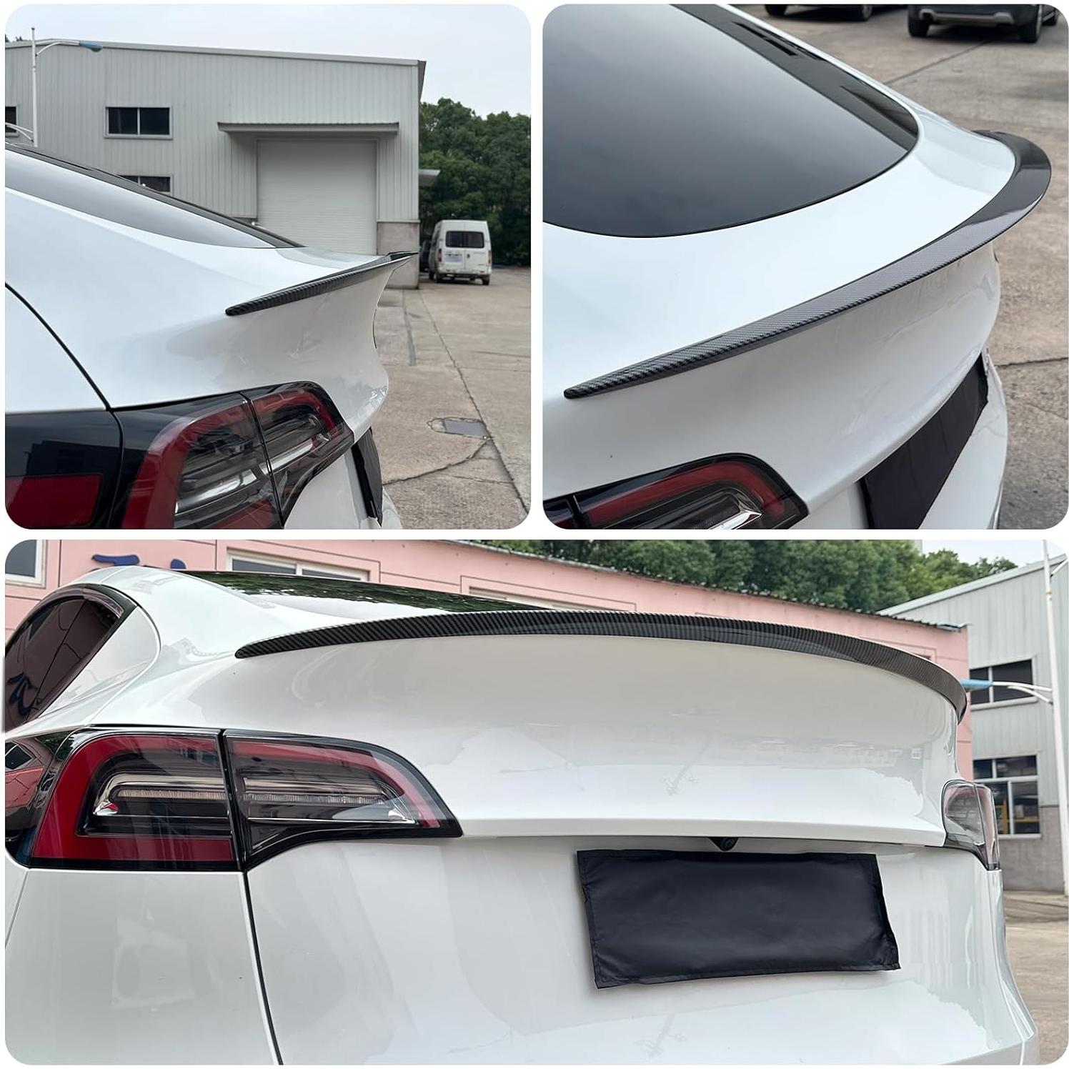 Spoiler trasero Tesla Model Y 2020-2024 - Fibra de carbono