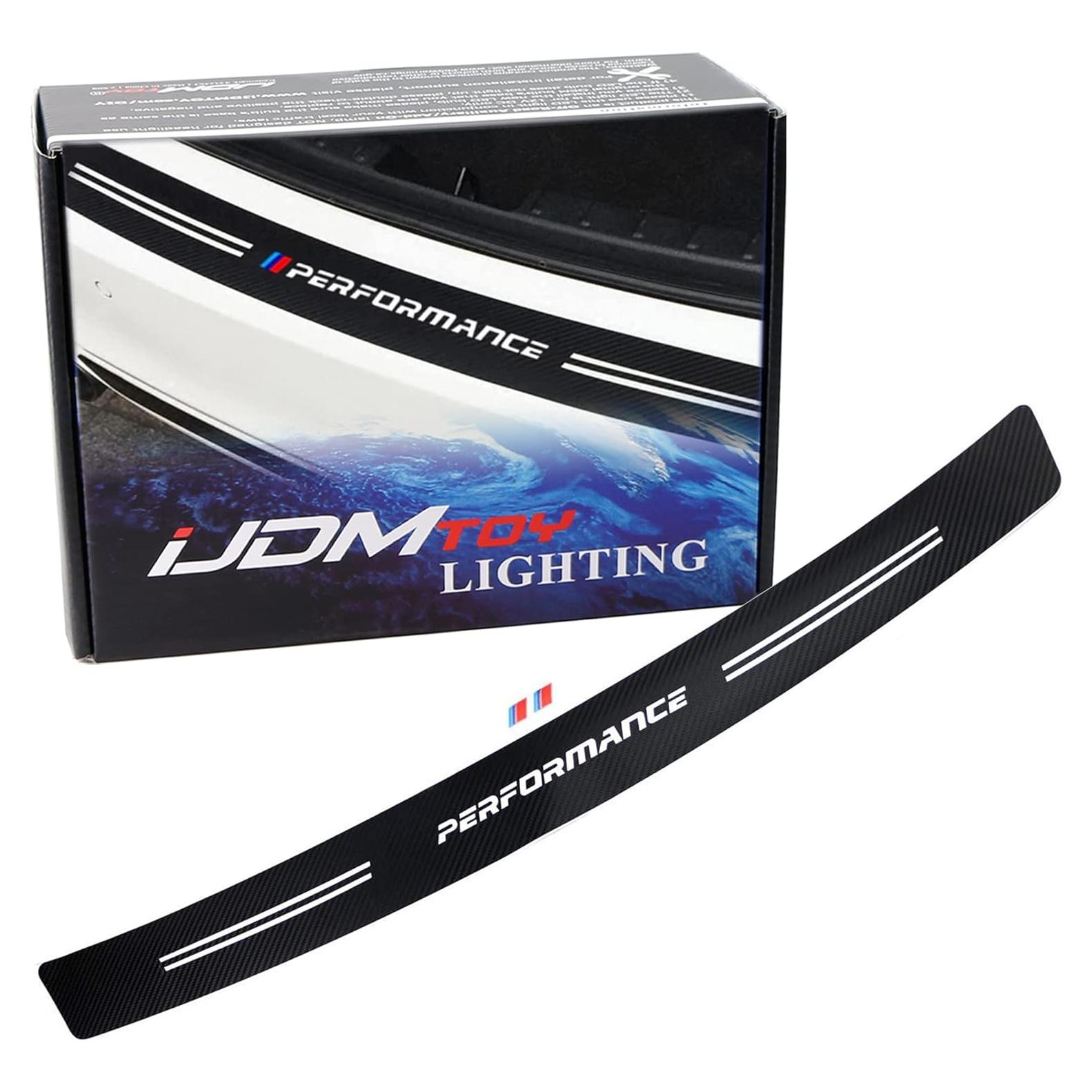 Calcomanía de Protección Maletero iJDMTOY Fibra Carbono Negro 101.6 cm