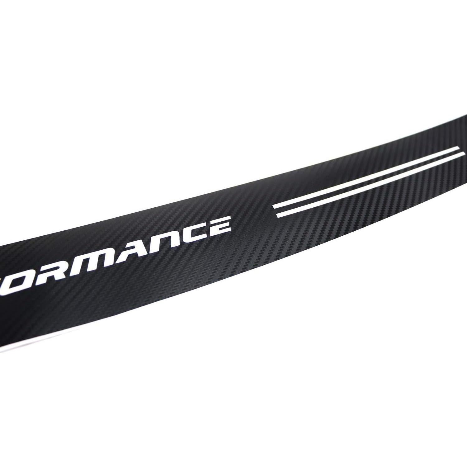 Calcomanía de Protección Maletero iJDMTOY Fibra Carbono Negro 101.6 cm