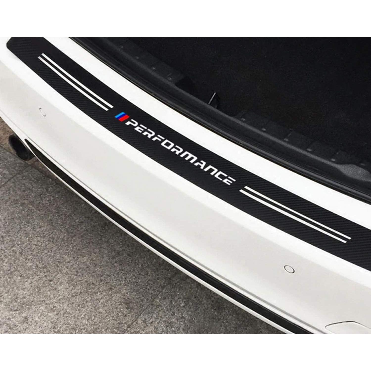 Calcomanía de Protección Maletero iJDMTOY Fibra Carbono Negro 101.6 cm