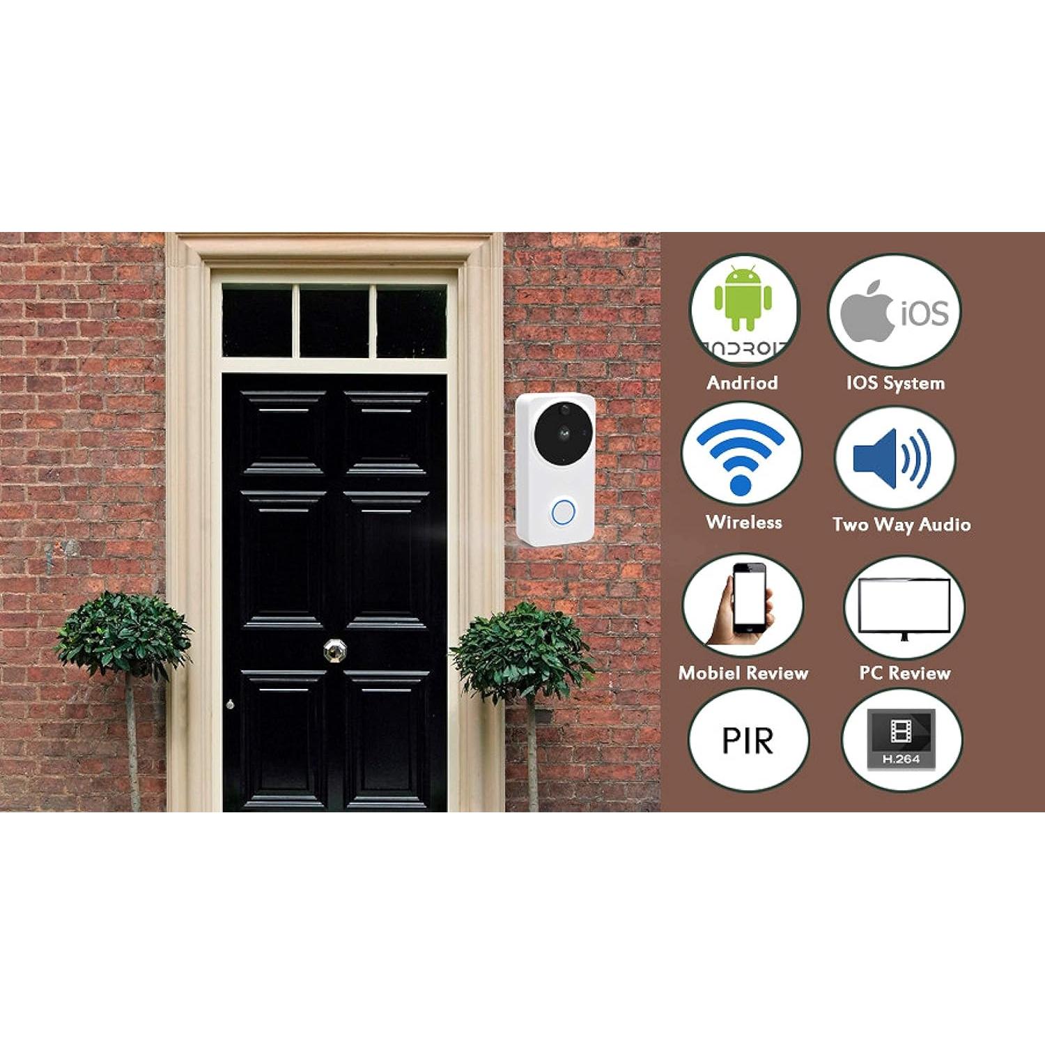 Timbre Inteligente QT VDB10 HD 1080P con Visión Nocturna