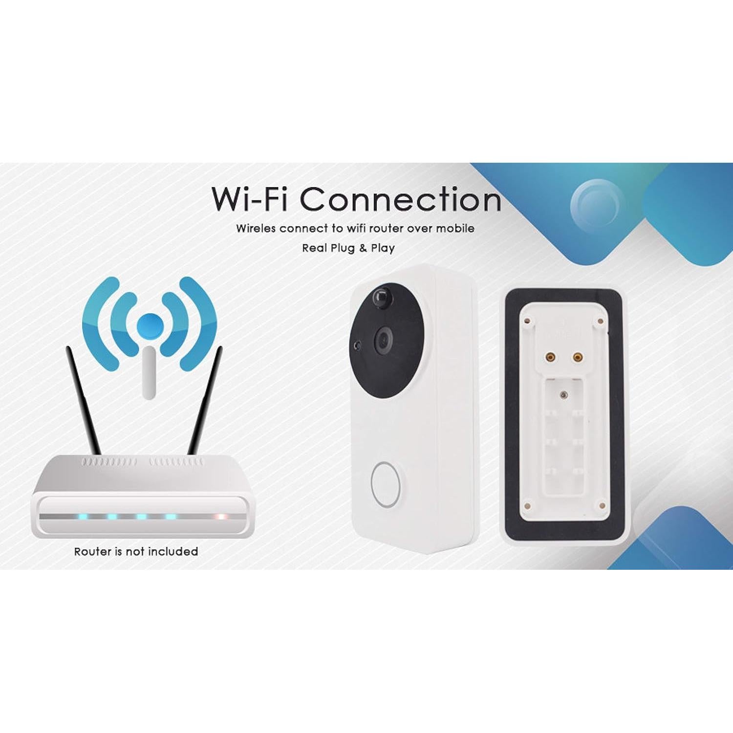 Timbre Inteligente QT VDB10 HD 1080P con Visión Nocturna