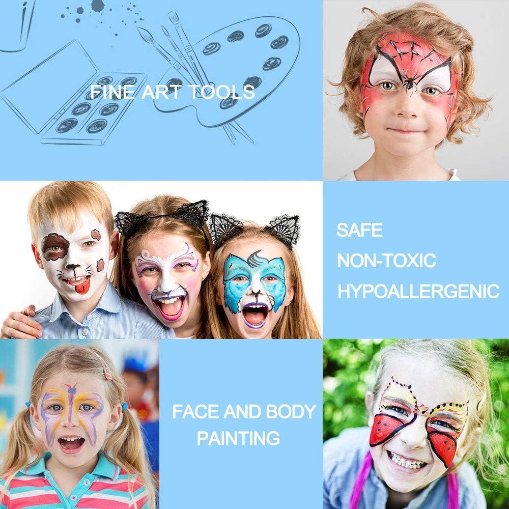 Barras de Pintura Tempera MayMoi 12 Colores Lavables No Tóxicas