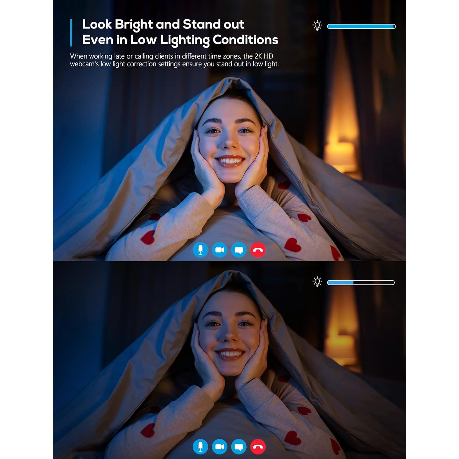 Webcam AIRHUG 02 2K Sin Micrófono 78° Gran Angular