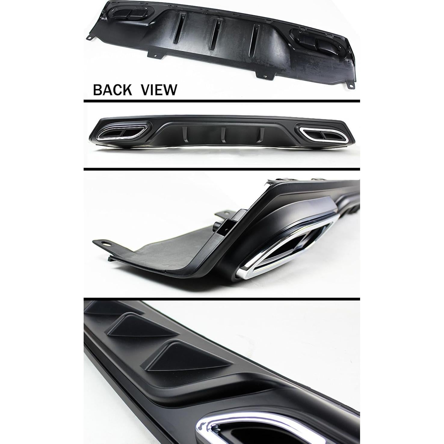 Difusor Trasero JDM Cuztom Tuning para Honda Civic 2016-2018