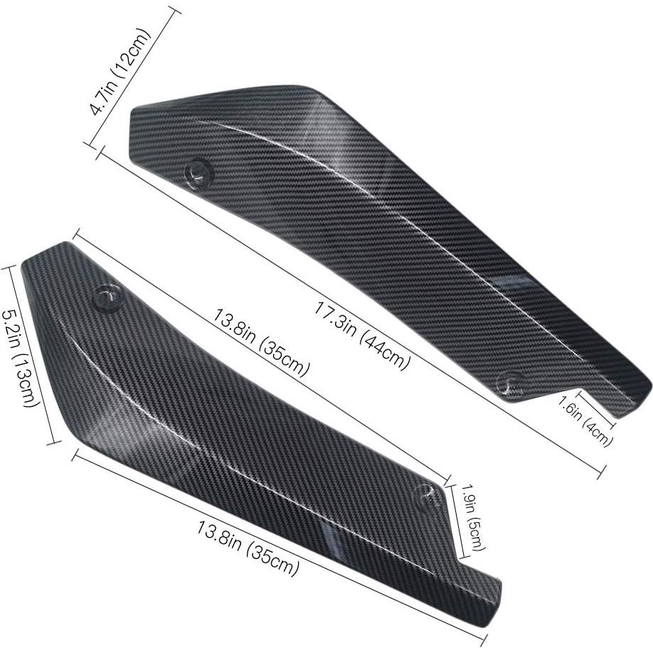 Spoiler Trasero Universal OTRTSUCC de Fibra de Carbono 43.9x11.9cm